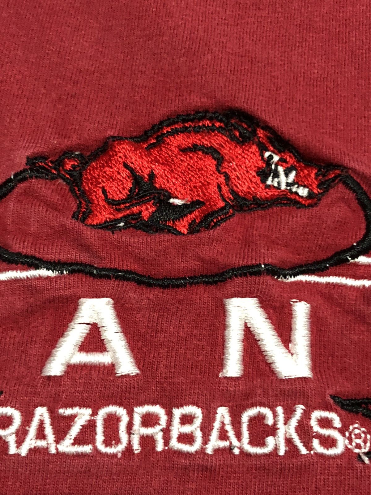 Starter Vintage Arkansas Razorbacks Shirt Football Starter 90s Size US L / EU 52-54 / 3 - 3 Thumbnail