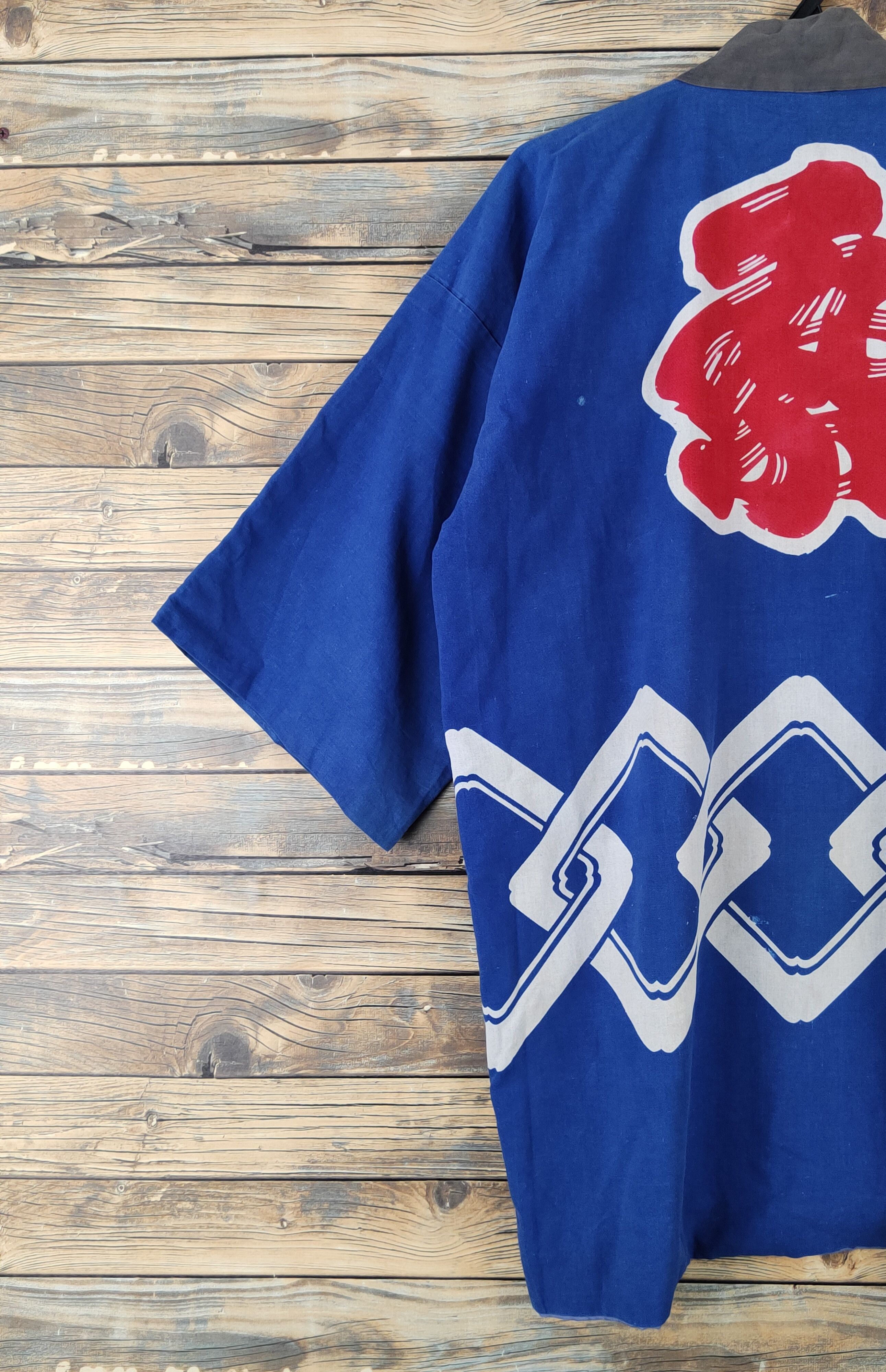 Japanese Brand Japan vintage Blue Tiger hand paint cardigan Kimono #W1921 Size US L / EU 52-54 / 3 - 13 Thumbnail