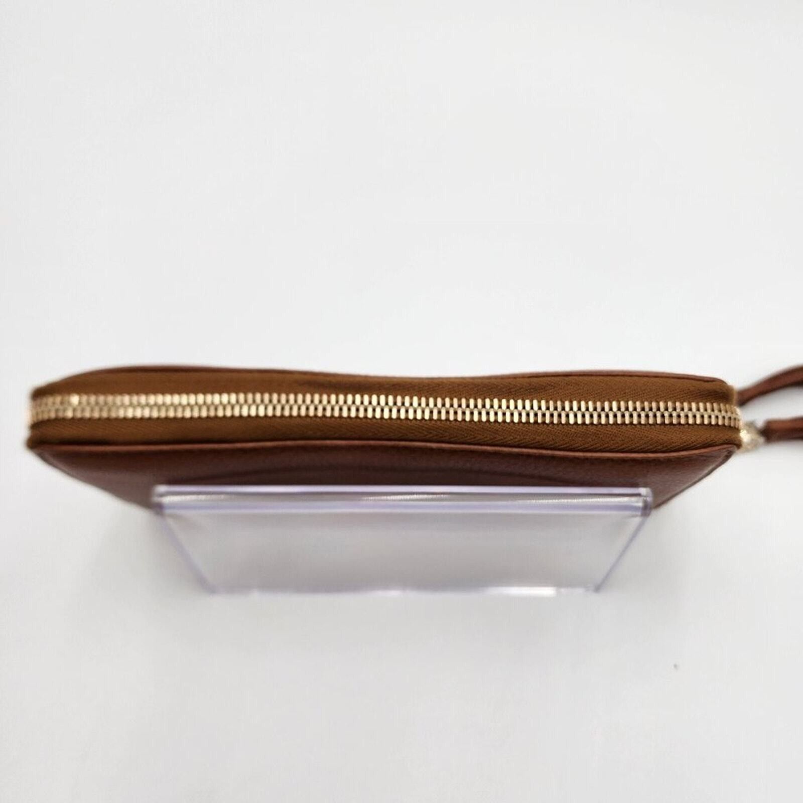 Gucci New GUCCI GG CALF LEATHER TASSEL LONG WALLET IN WHISKY BROWN Size ONE SIZE - 10 Thumbnail