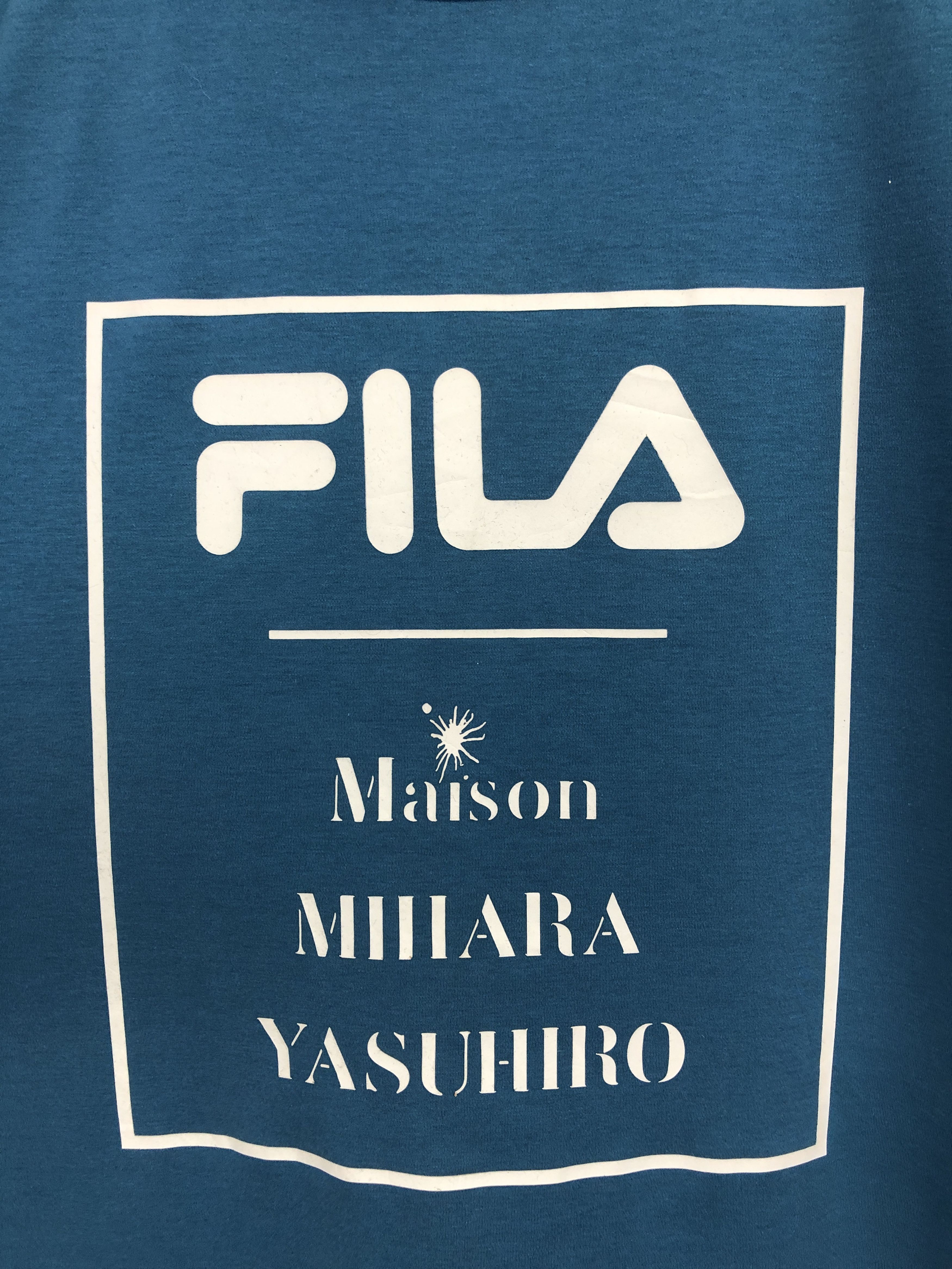 Designer × Fila × Maison MIHARA YASUHIRO Fila X Maison MiharaYasuhiro Big Logo T Shirt TA0468 Size US XXL / EU 58 / 5 - 5 Thumbnail
