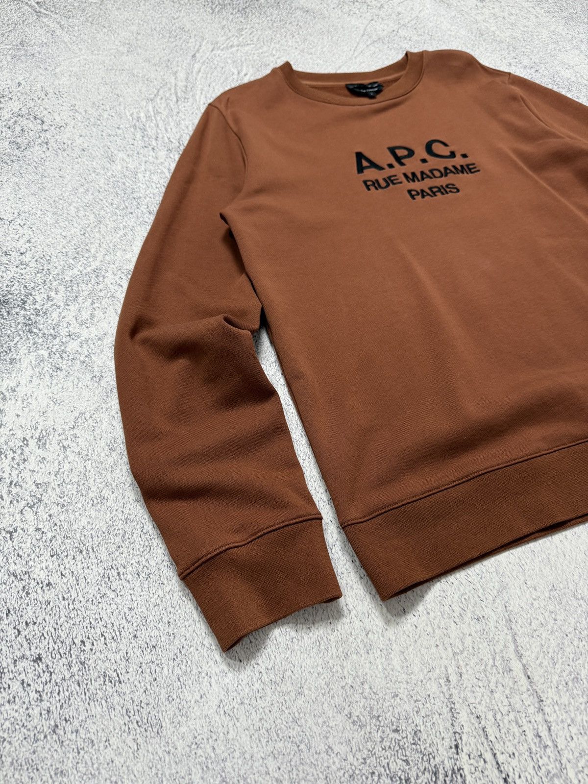 A.P.C. A.P.C “Rue Madame Paris” Crewneck Men’s Sweatshirt Size US L / EU 52-54 / 3 - 6 Thumbnail