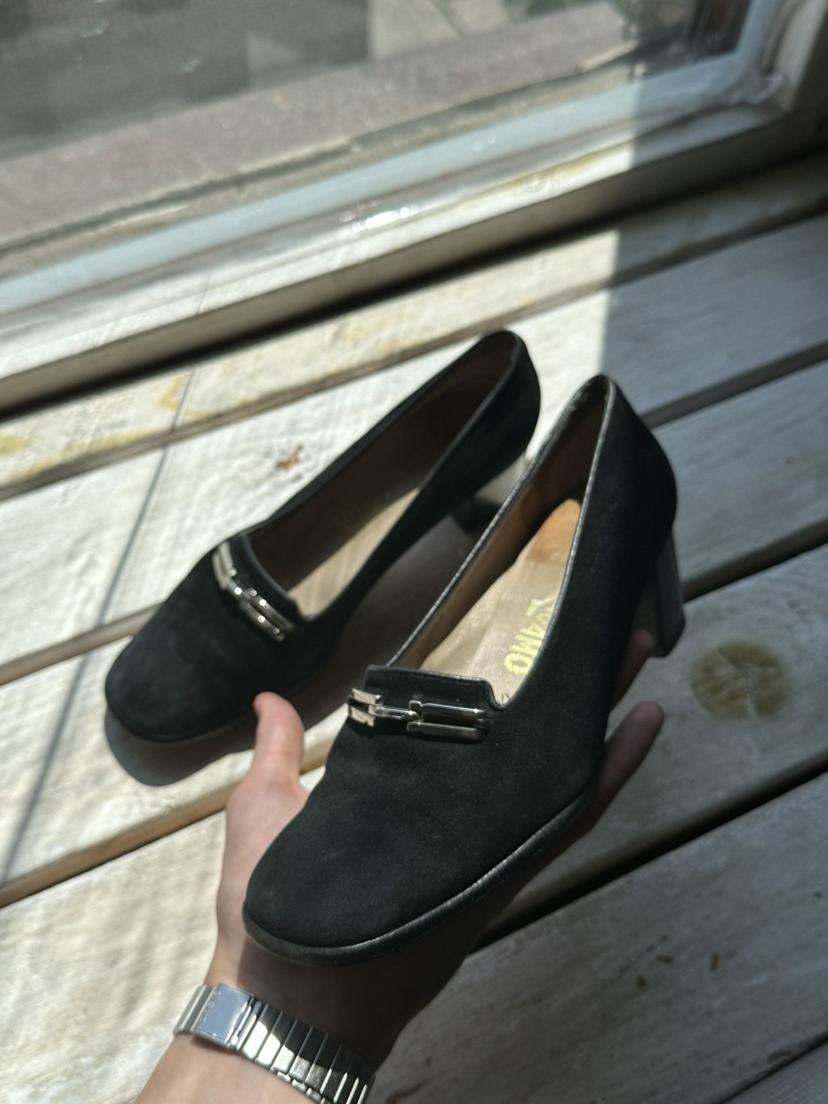 Salvatore Ferragamo RARE❗️Salvatore Ferragamo Women Shoes flats heels Size US 7 / IT 37 - 1 Thumbnail