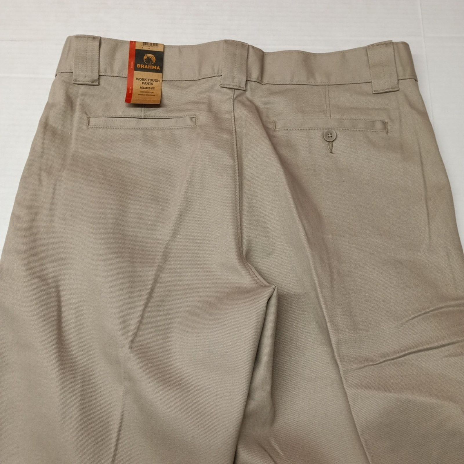 Other Brahma Men's Work Tough Pants Size 34x34 Sandy Taupe Relaxed Size US 34 / EU 50 - 8 Thumbnail