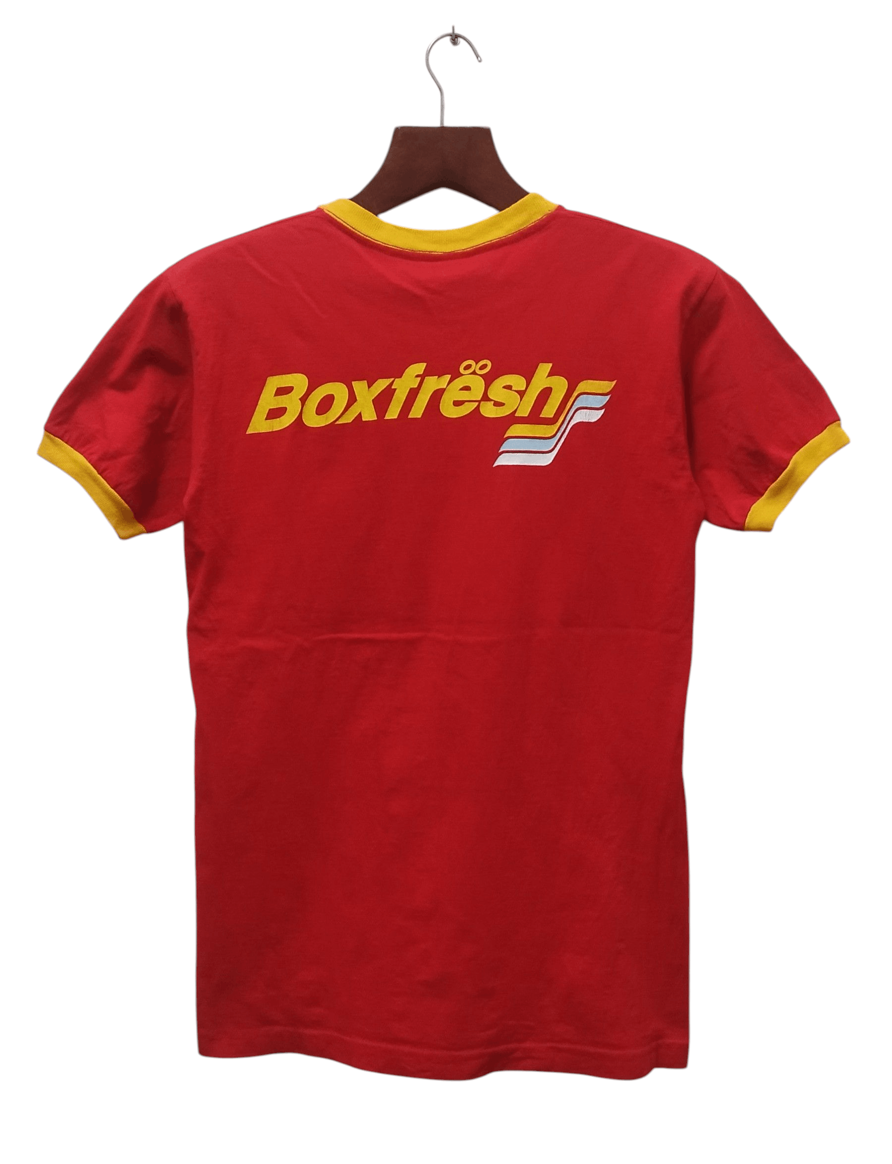 Boxfresh Vtg BoxFresh Ringer T-shirt British Fashion Size US M / EU 48-50 / 2 - 1 Thumbnail