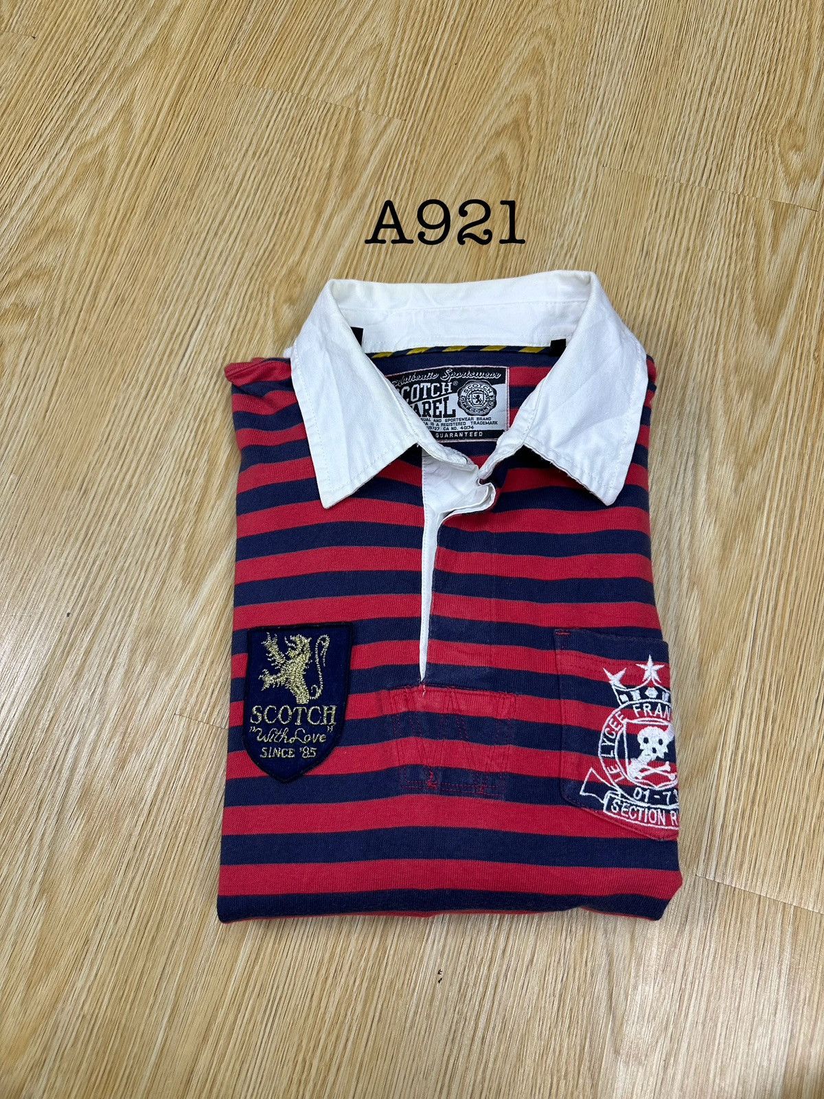 Scotch & Soda Scotch And Soda Rugby Polo Shirt A921 Size US S / EU 44-46 / 1 - 19 Thumbnail