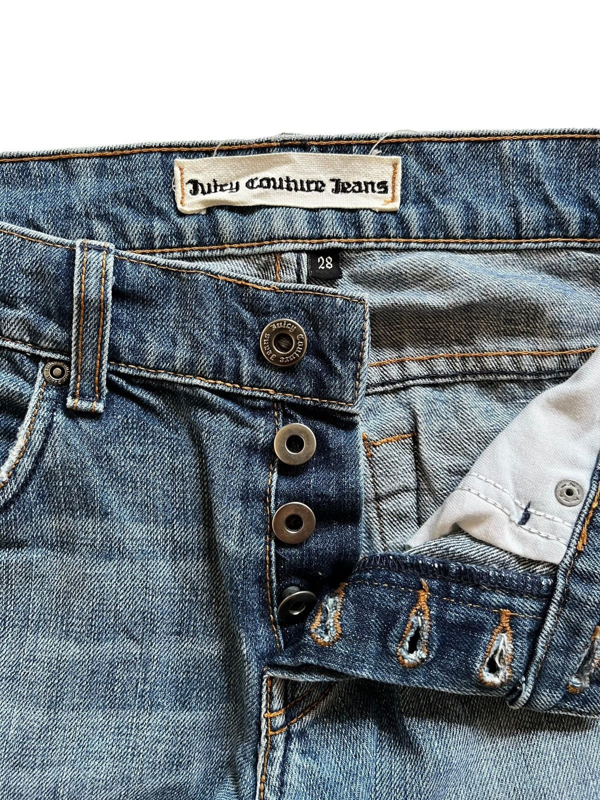Japanese Brand Vintage Japanese Brand Faded Wash Distressed Flared Jeans Size US 29 - 3 Thumbnail