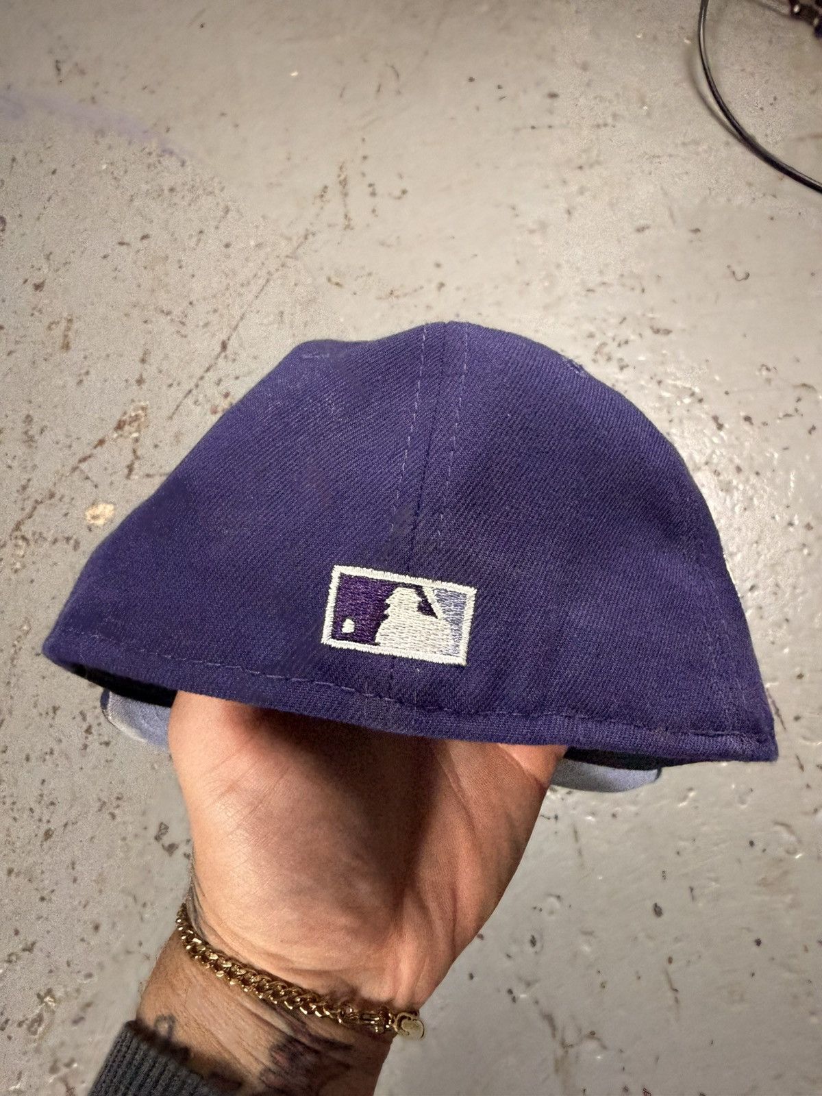 New Era Retro Purple Toronto Blue Jays Fitted Hat Size ONE SIZE - 5 Thumbnail