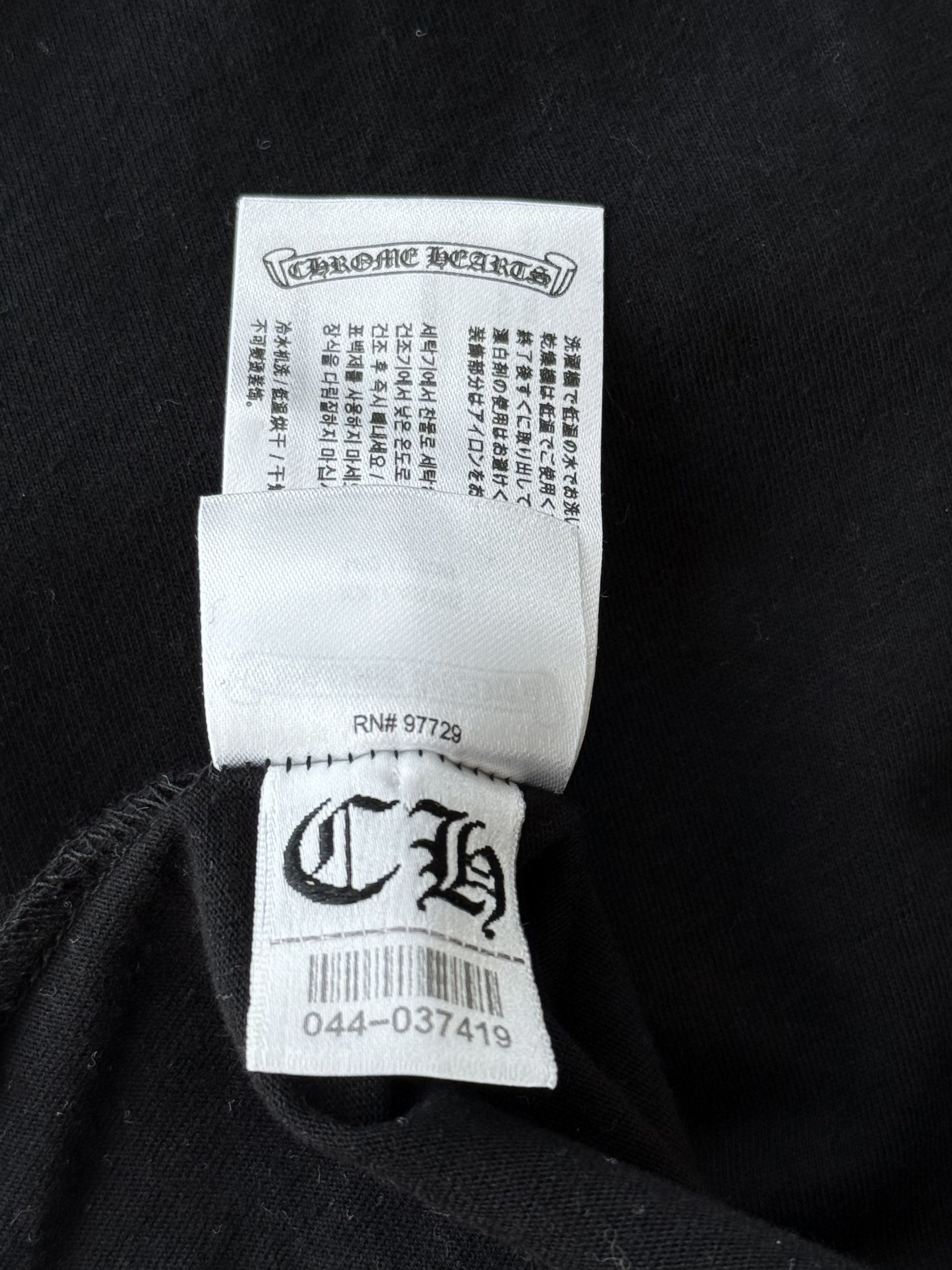 Chrome Hearts Black Miami Exclusive Cross Logo Longsleeve T-Shirt Size US XXL / EU 58 / 5 - 7 Thumbnail