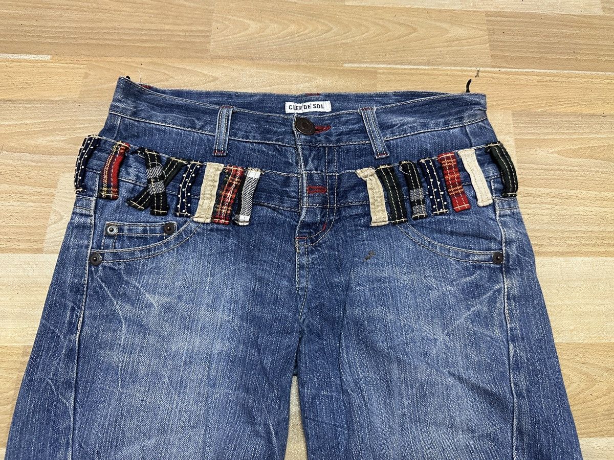 Japanese Brand × Tornado Mart Rare 🔥Double waist Leg twisted Denim Size US 32 / EU 48 - 5 Thumbnail