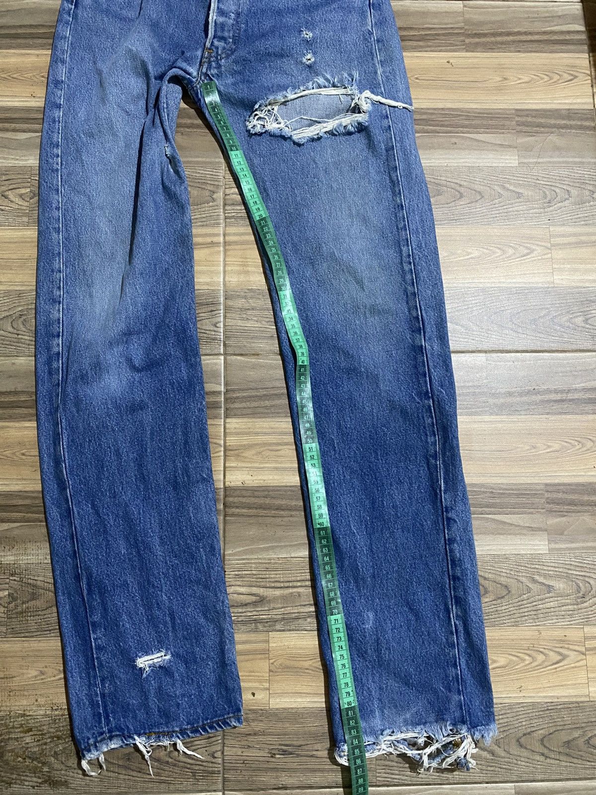 Levi's × Levi's Vintage Clothing × Vintage VINTAGE LEVIS 501 365 DISTRESSED JEANS Size US 29 - 19 Thumbnail