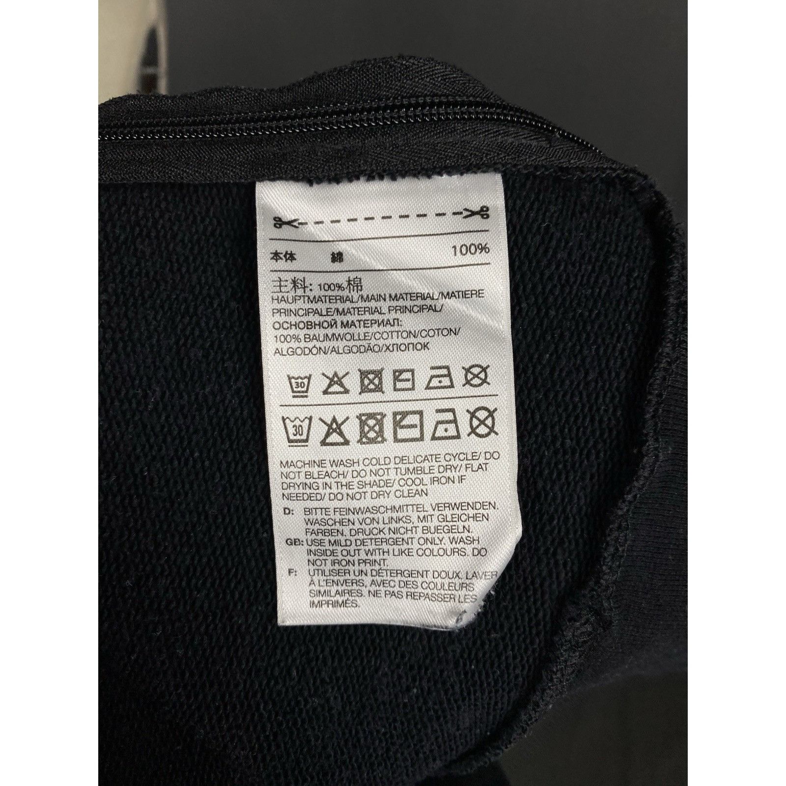 Y-3 Y-3 yohji yamamoto x Adidas Men's Black Oversized Hoodie Swe Size US L / EU 52-54 / 3 - 12 Thumbnail