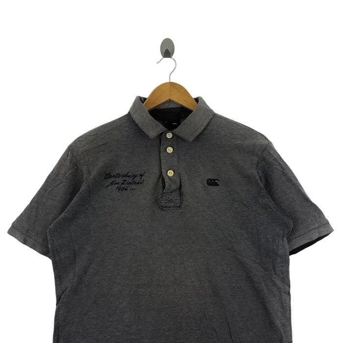 Canterbury of New Zealand Vintage CANTERBURY NEW ZEALAND Plain Polo Tee Shirt Size US L / EU 52-54 / 3 - 2 Thumbnail