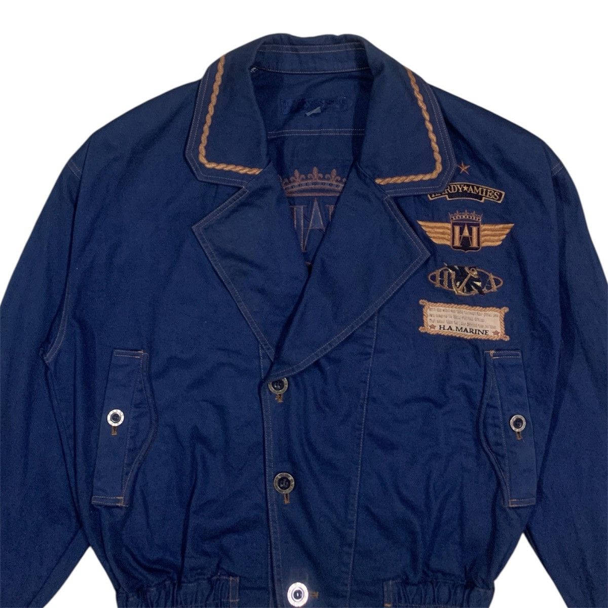 Hardy Amies Vtg Hardy Amies London Sport Marine Jacket Size US L / EU 52-54 / 3 - 2 Thumbnail