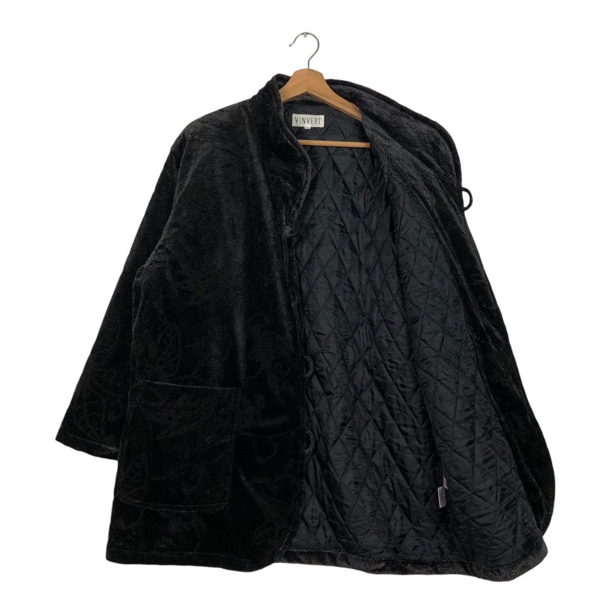 Japanese Brand × Vintage 📌Vintage Chore Button Jacket Rich Black Vinvert Size US L / EU 52-54 / 3 - 12 Thumbnail