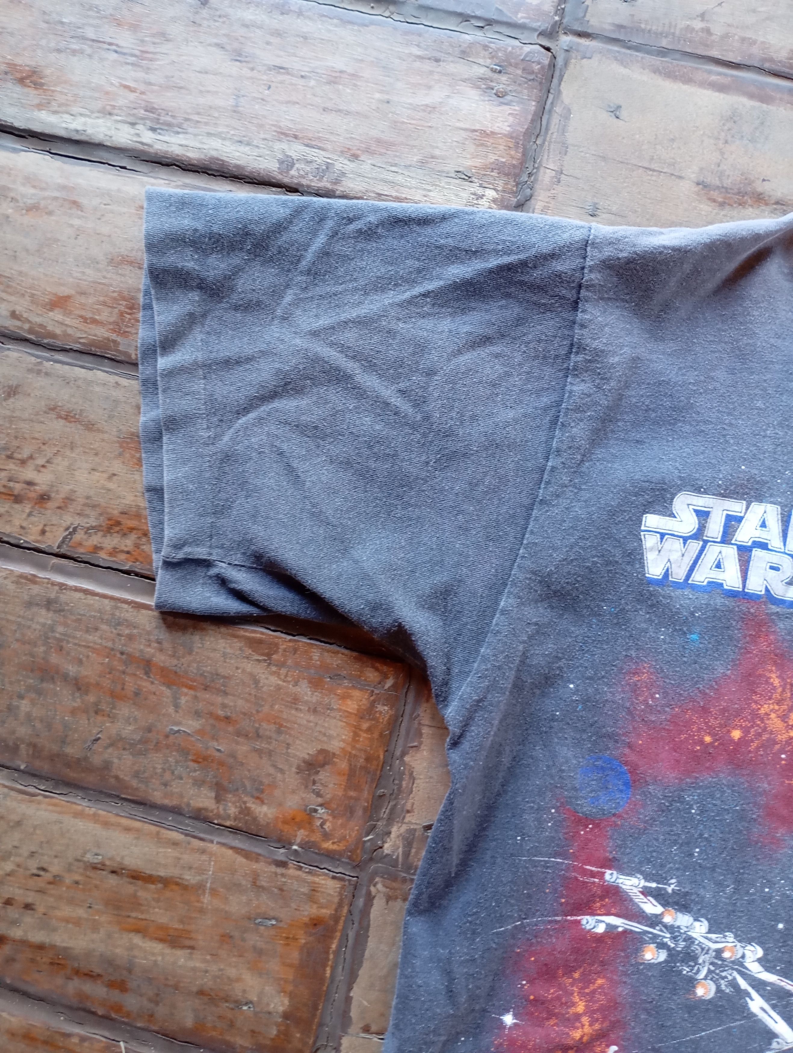 Star Wars × Vintage Vintage 1990s Star Wars T shirts Sun fade Size US XL / EU 56 / 4 - 3 Thumbnail