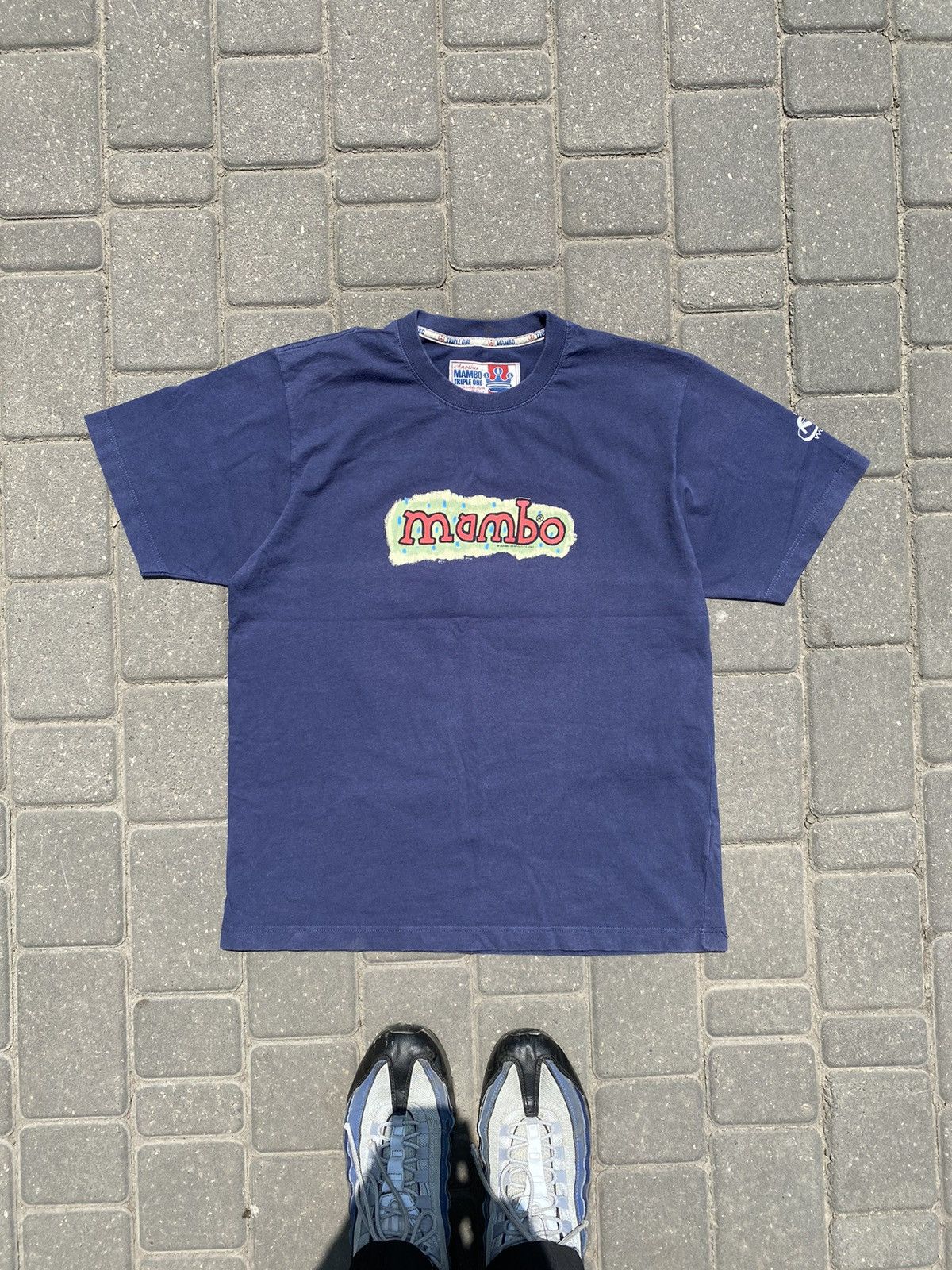 Mambo Mens Vintage Mambo 2002 Big Logo T Short Tee Size US M / EU 48-50 / 2 - 3 Thumbnail