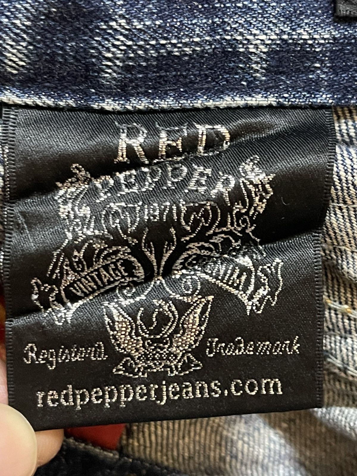 14th Addiction Vintage Japanese Brand Faded Thunder Wash Distressed Jeans Size US 32 / EU 48 - 10 Thumbnail