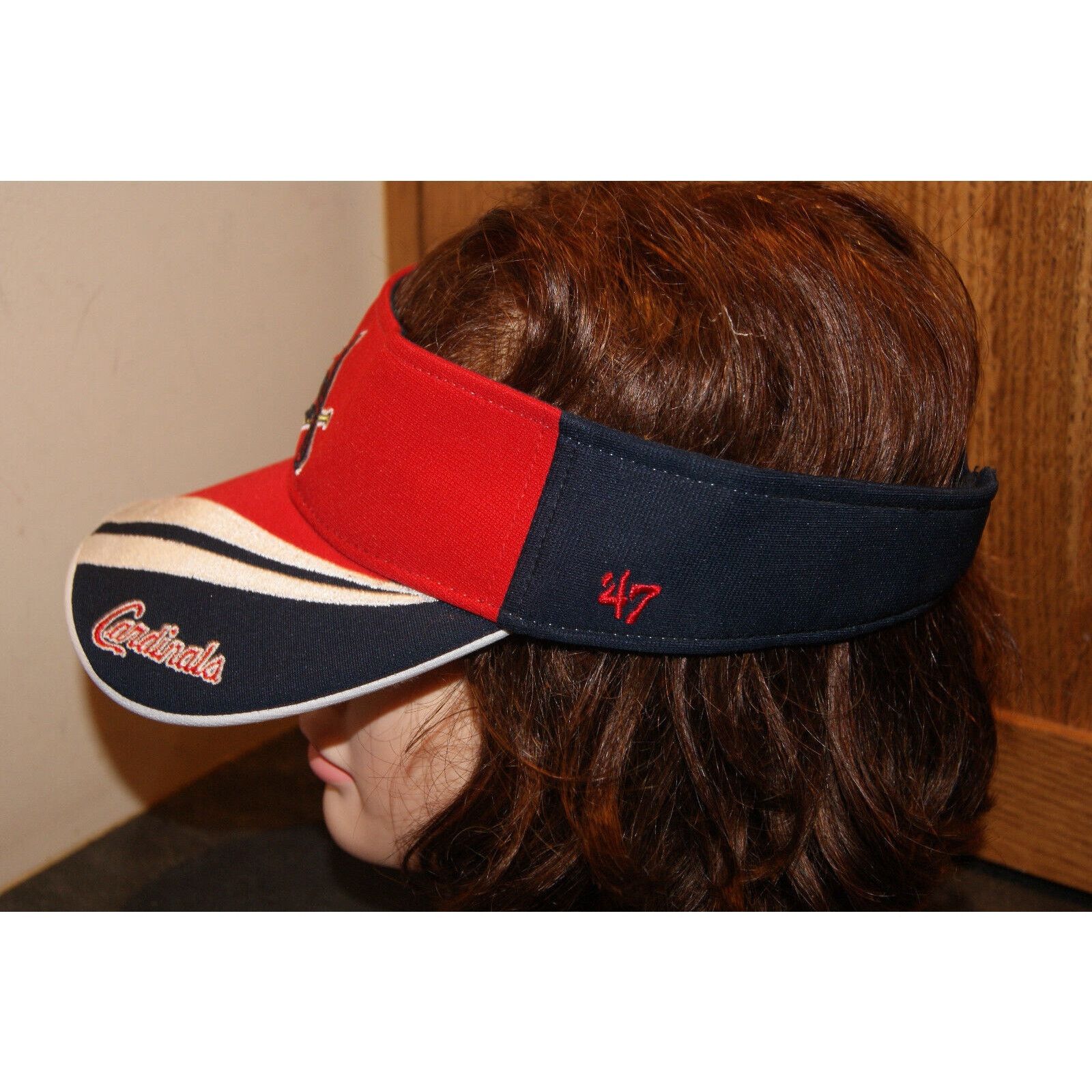 47 St Louis Cardinals '47 Golf Visor Hat Cap Patriotic MLB Size ONE SIZE - 3 Thumbnail