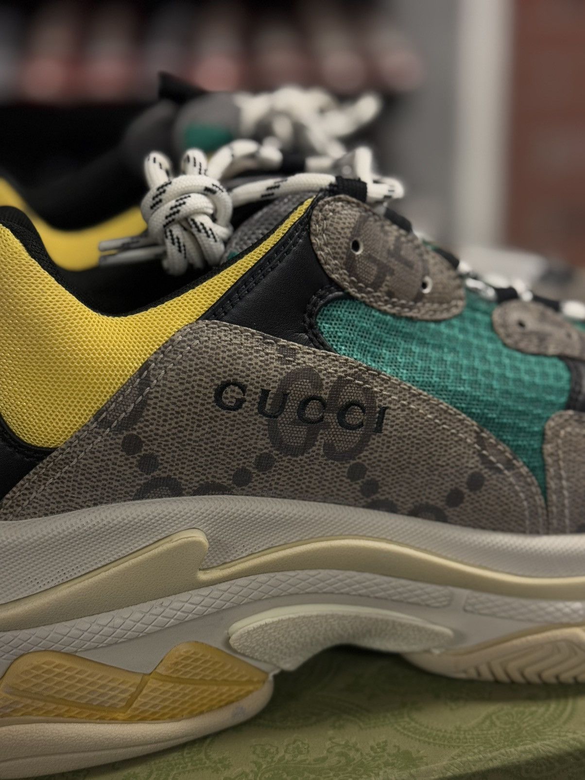 Balenciaga × Gucci 45EU/12US Gucci Balenciaga Triple S The Hacker Project Size US 12 / EU 45 - 16 Thumbnail