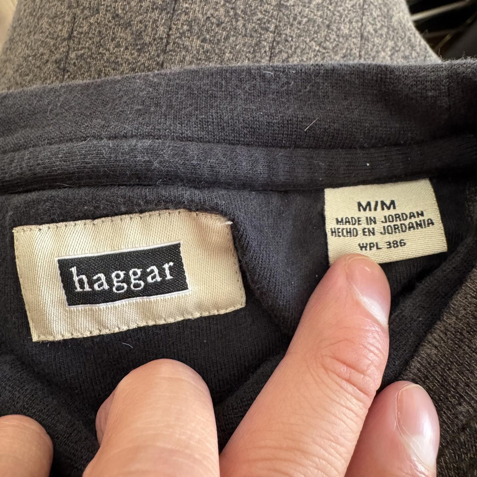 Haggar Vintage Y2K V-Neck Haggar Brown Striped Long Sleeve Size US M / EU 48-50 / 2 - 4 Thumbnail