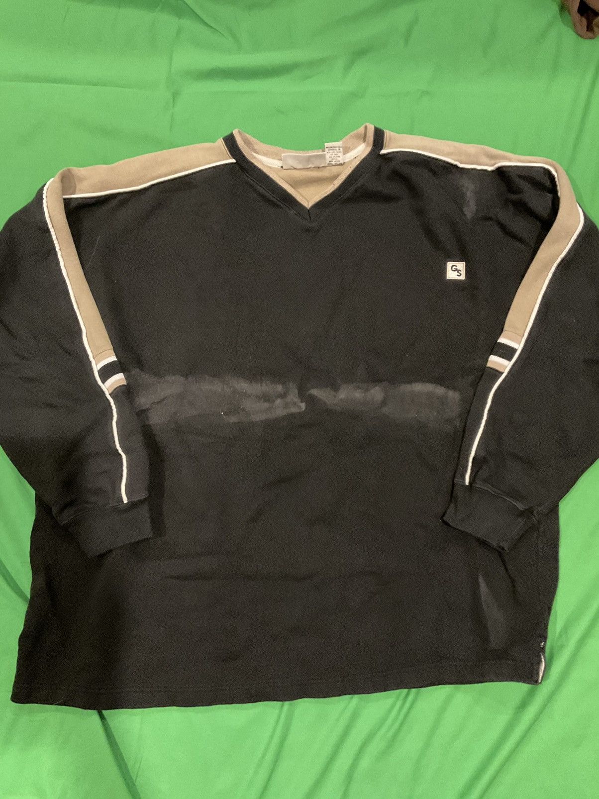 Vintage Vintage Black & cream crewneck Size US XL / EU 56 / 4 - 1 Thumbnail