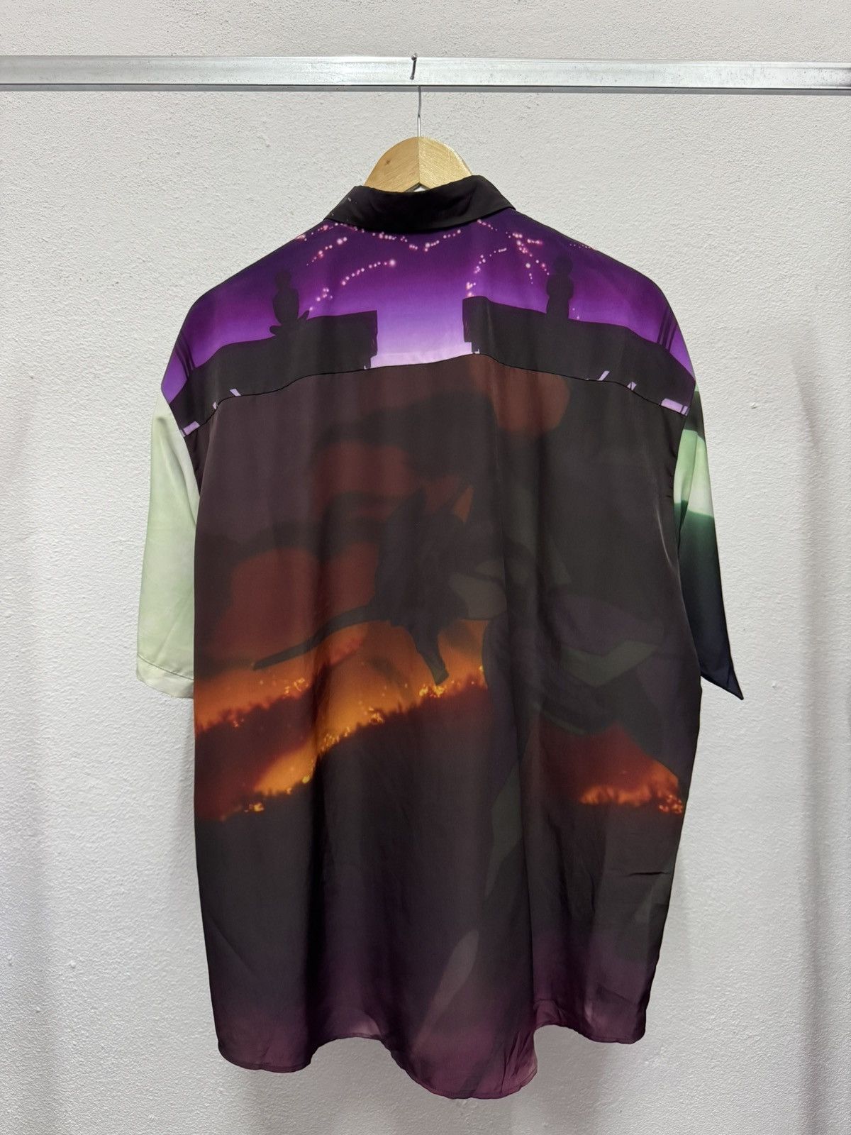 Anime × Japanese Brand Neon Genesis Evangelion full print button up shirt Size US L / EU 52-54 / 3 - 4 Thumbnail