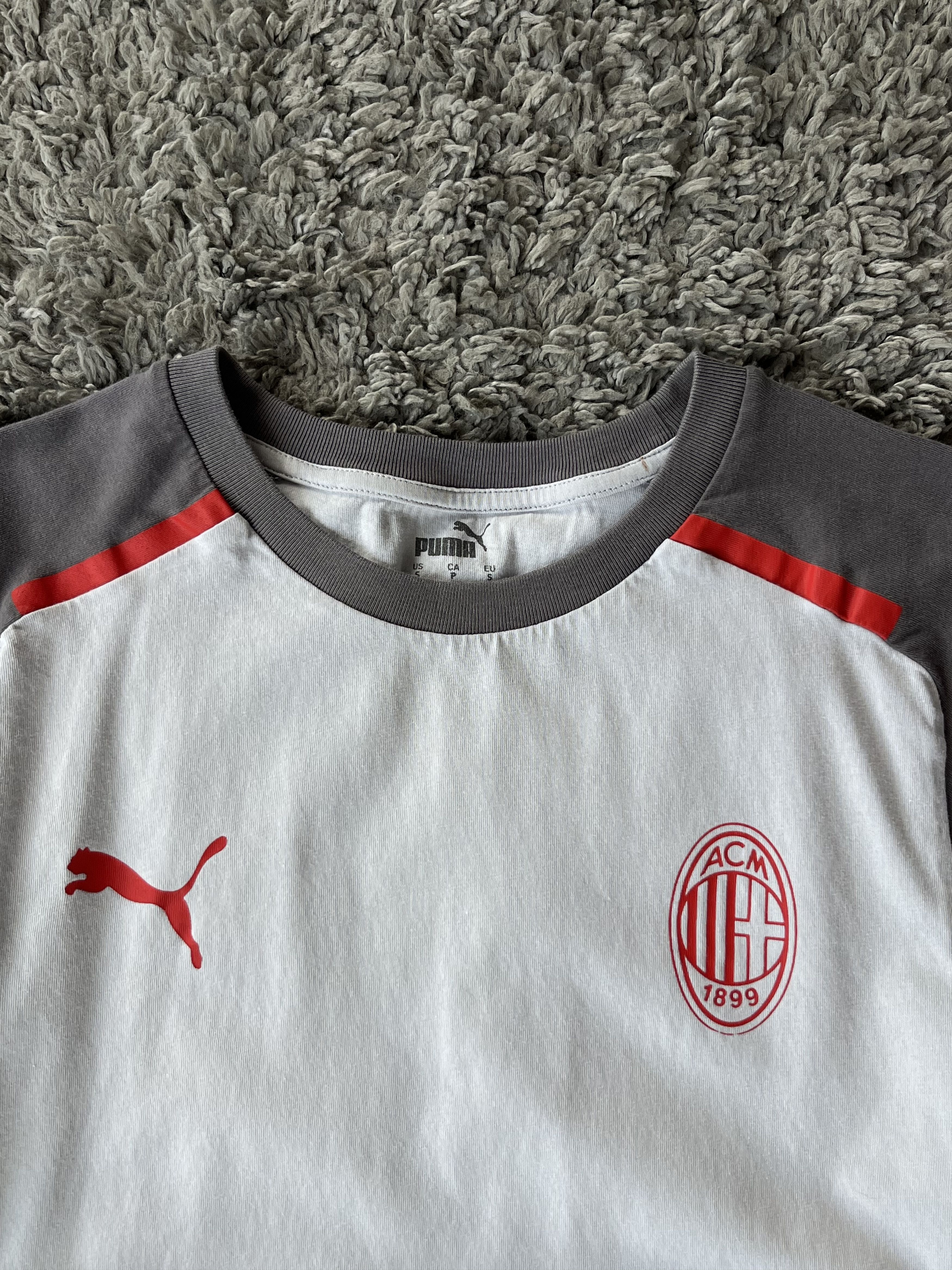 Puma PUMA x AC MILAN Jersey Football T-shirt Casual Grey Size US S / EU 44-46 / 1 - 3 Thumbnail