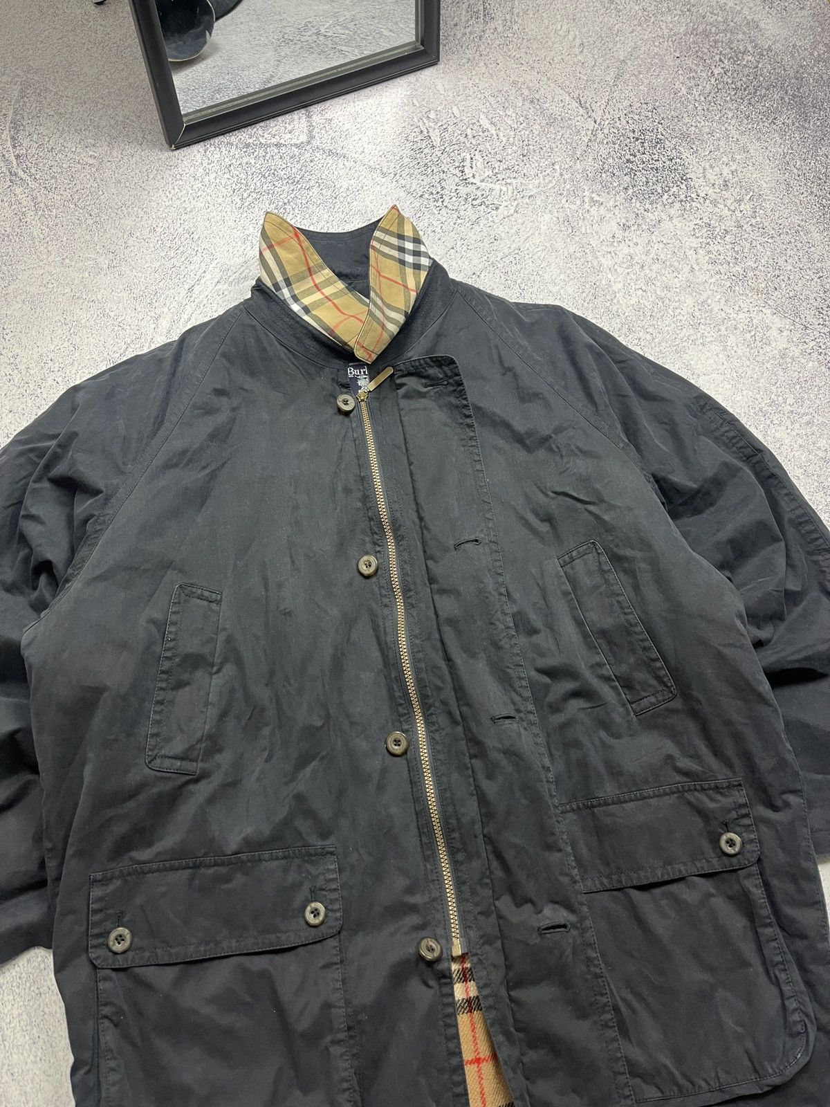 Burberry Vintage Burberry’s Nova Check Trench Coat With Wool Inner Size US L / EU 52-54 / 3 - 14 Thumbnail