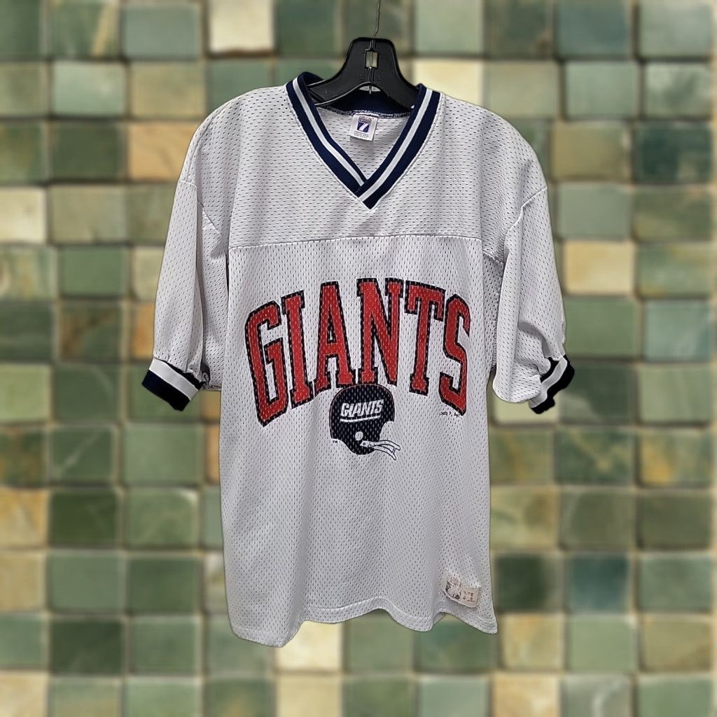 Logo 7 VINTAGE New York Giants Jersey Mens XL Logo 7 White Football Jersey Logo 7 Mens XL Boys? Size US XL / EU 56 / 4 - 1 Thumbnail