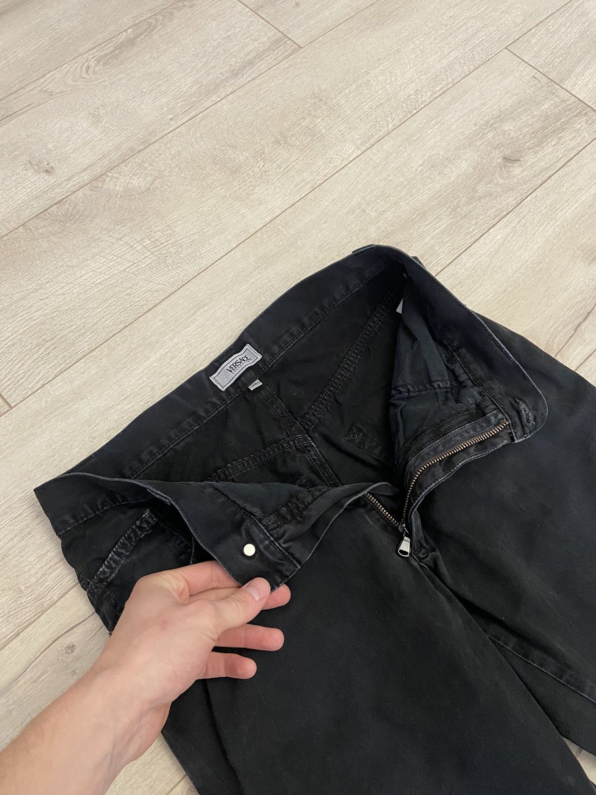 Versace Versace Collection Black Pants Jeans Size US 32 / EU 48 - 10 Thumbnail