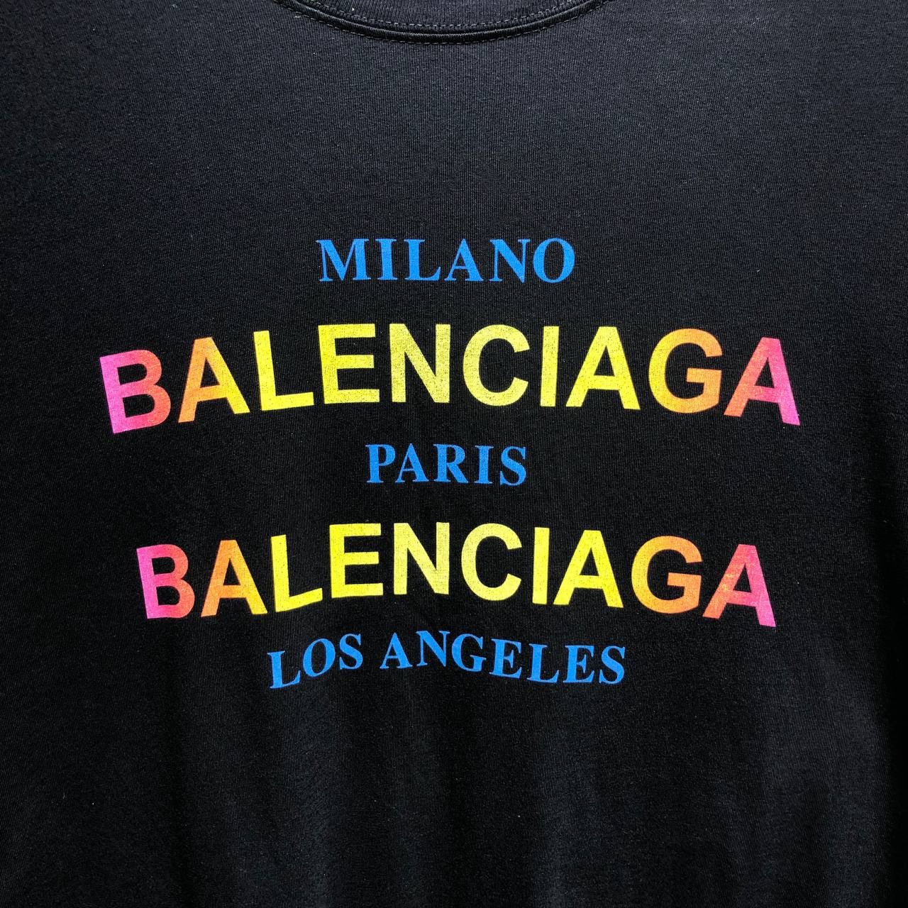 Balenciaga Balenciaga Cities Logo tee Size US L / EU 52-54 / 3 - 2 Thumbnail