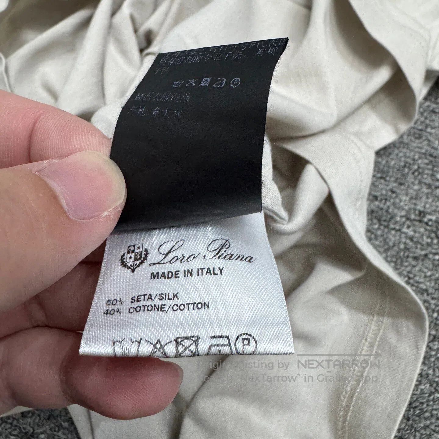 Loro Piana loro piana Leisure silk short-sleeved shirt for sericultur Size US XXL / EU 58 / 5 - 4 Thumbnail