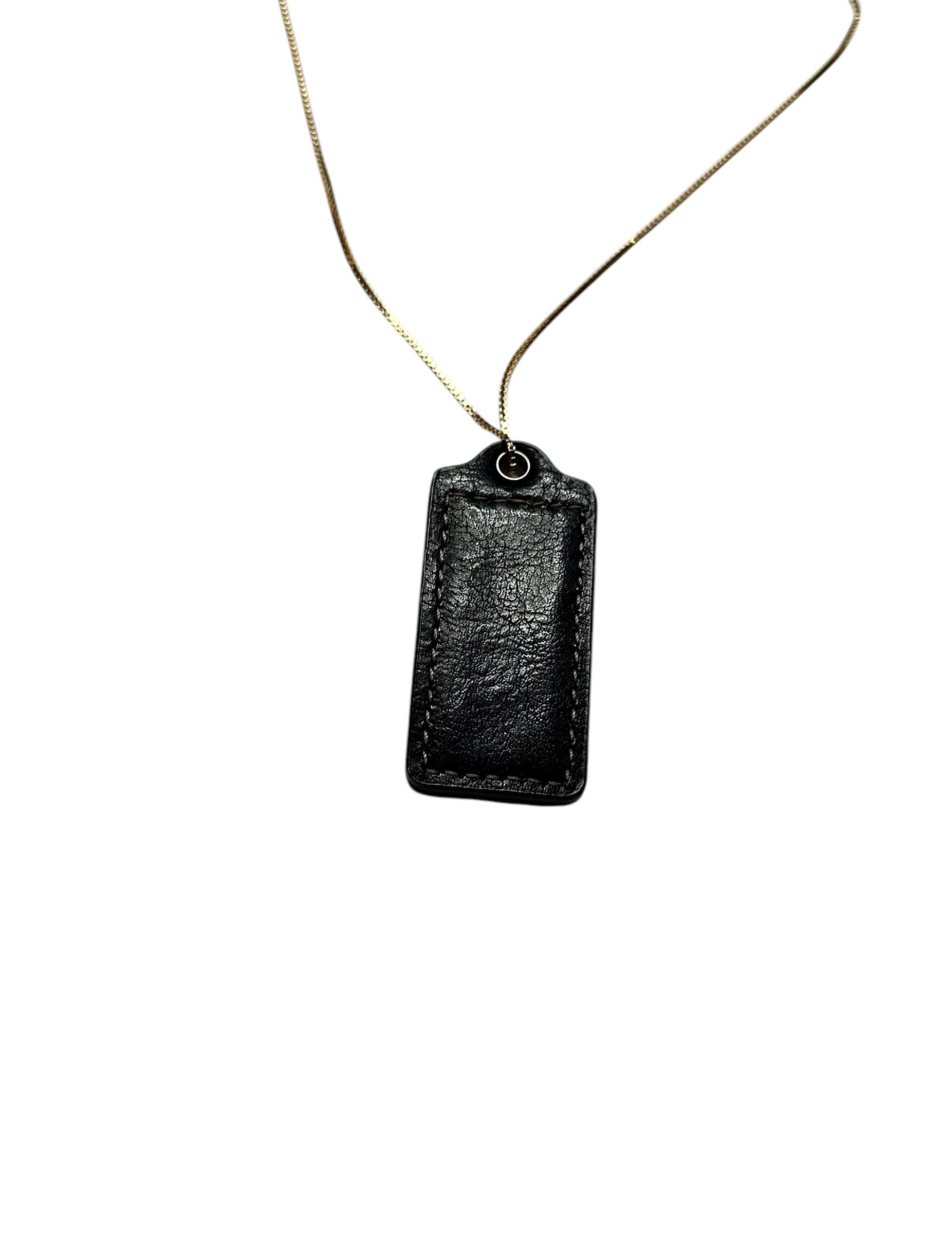 Coach Coach Leather Patch Custom Necklace Size ONE SIZE - 3 Thumbnail
