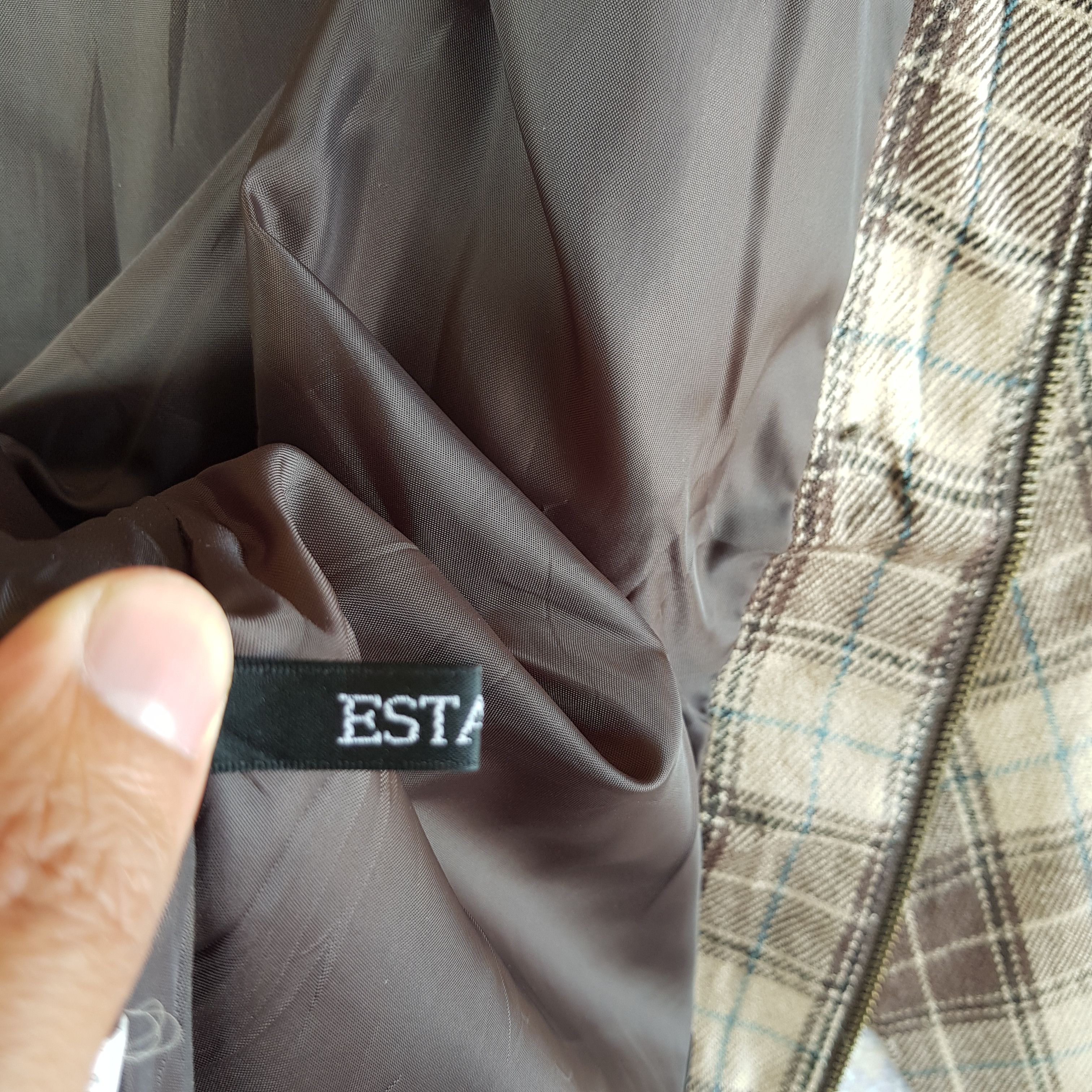 Japanese Brand × Vintage Vintage 90s Estacot Japanese Plaid Tartan Wool Jackets Size US S / EU 44-46 / 1 - 8 Thumbnail