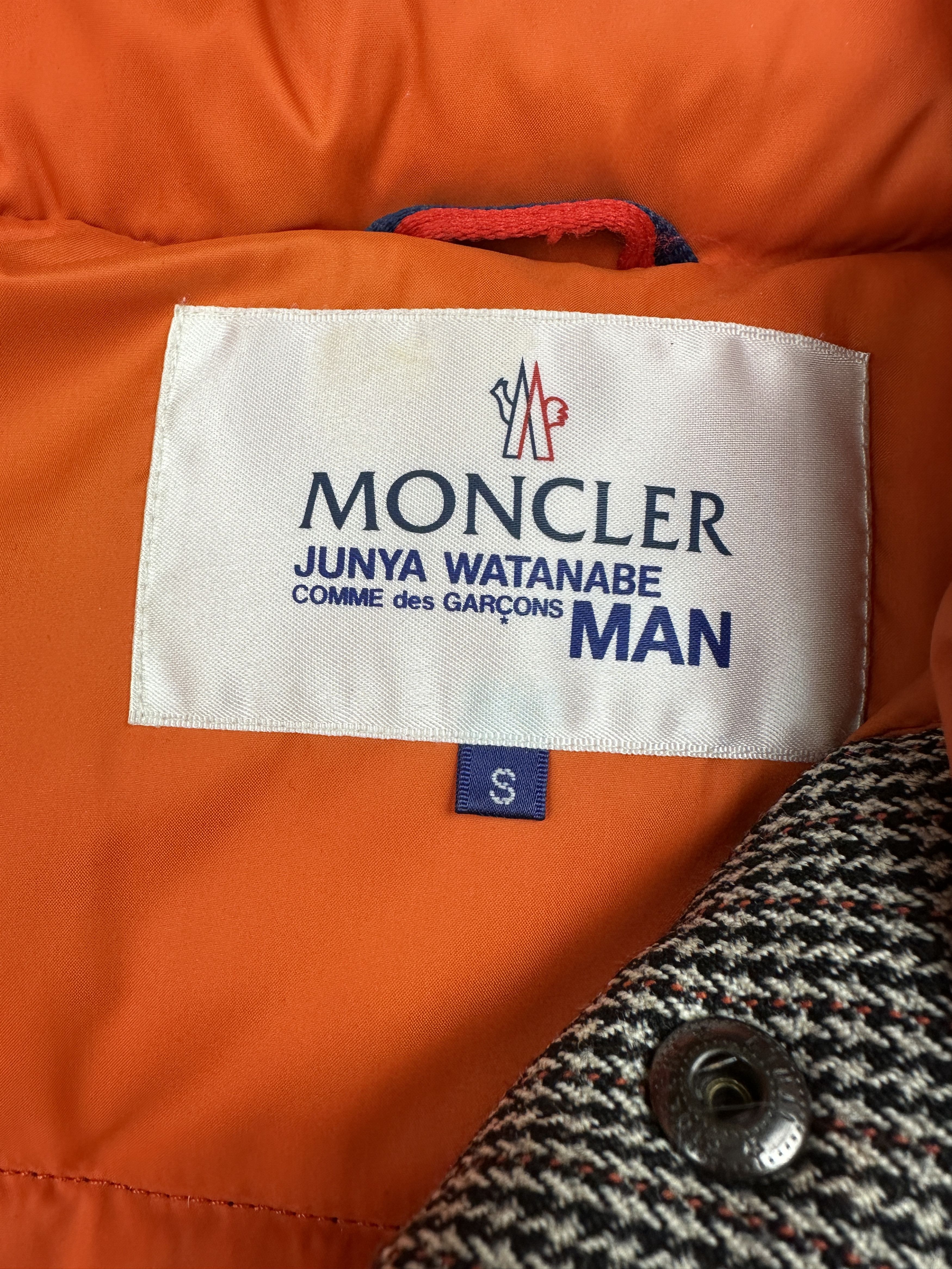 Comme des Garcons 2005 Moncler x Junya Watanabe Down Houndstooth Jacket Size US S / EU 44-46 / 1 - 6 Thumbnail