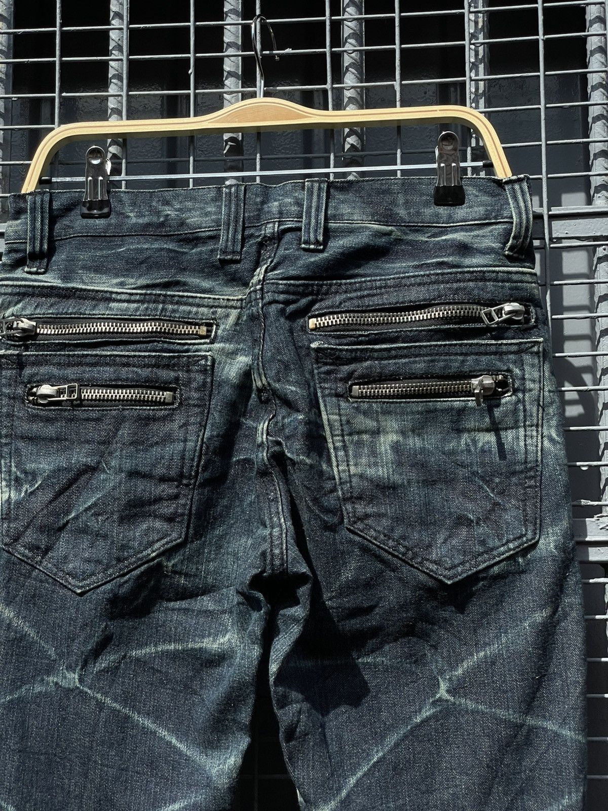 Japanese Brand 00s Sortisso | Flare Denim Pants Size US 30 / EU 46 - 6 Thumbnail