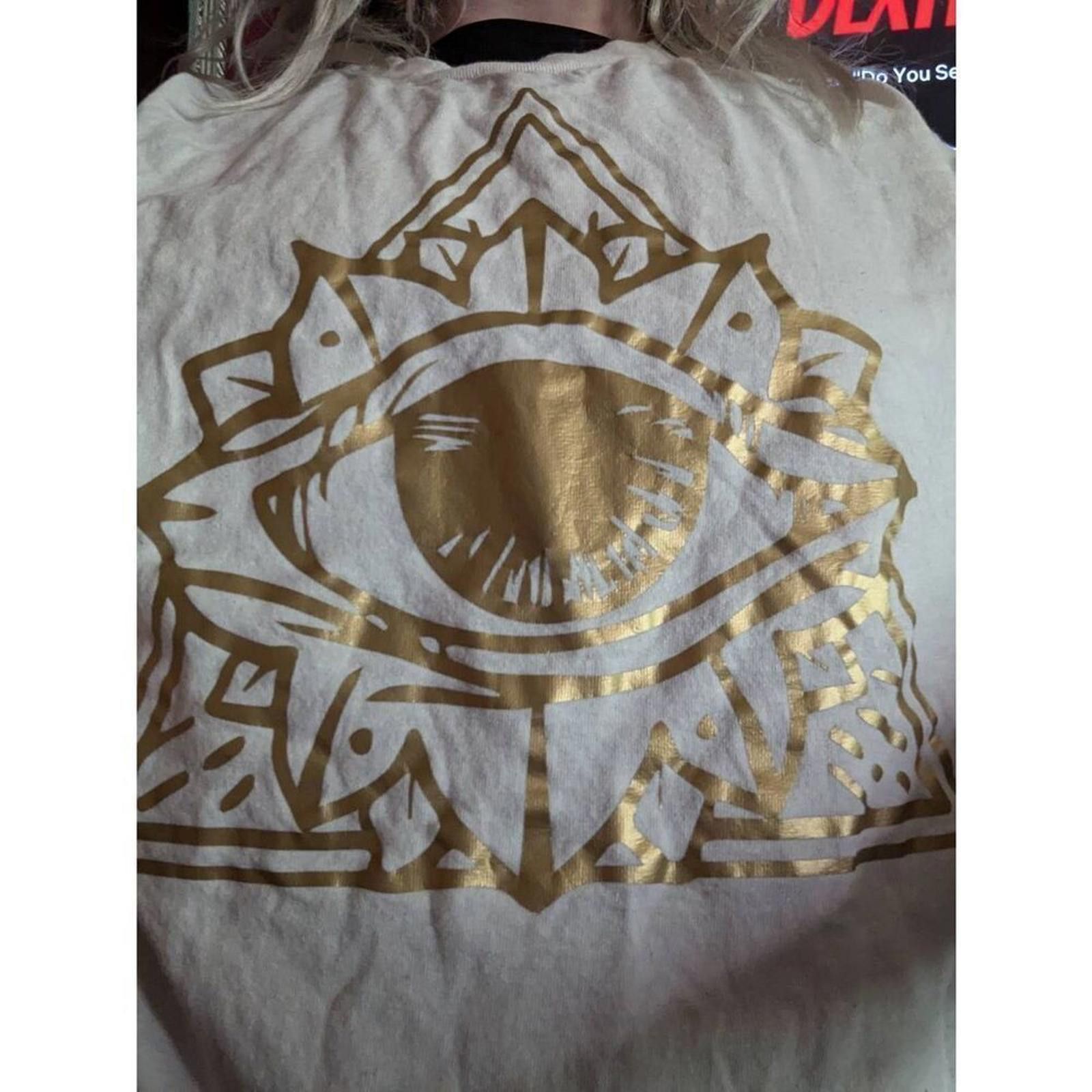 Gildan Gold Evil Eye Pyramid 100% Cotton Tee Shirt Size US L / EU 52-54 / 3 - 7 Thumbnail