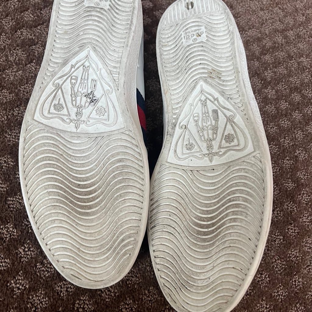Gucci Gucci Ace Sneakers White 13.5 White Low Tops 386750 Size US 13 / EU 46 - 5 Thumbnail