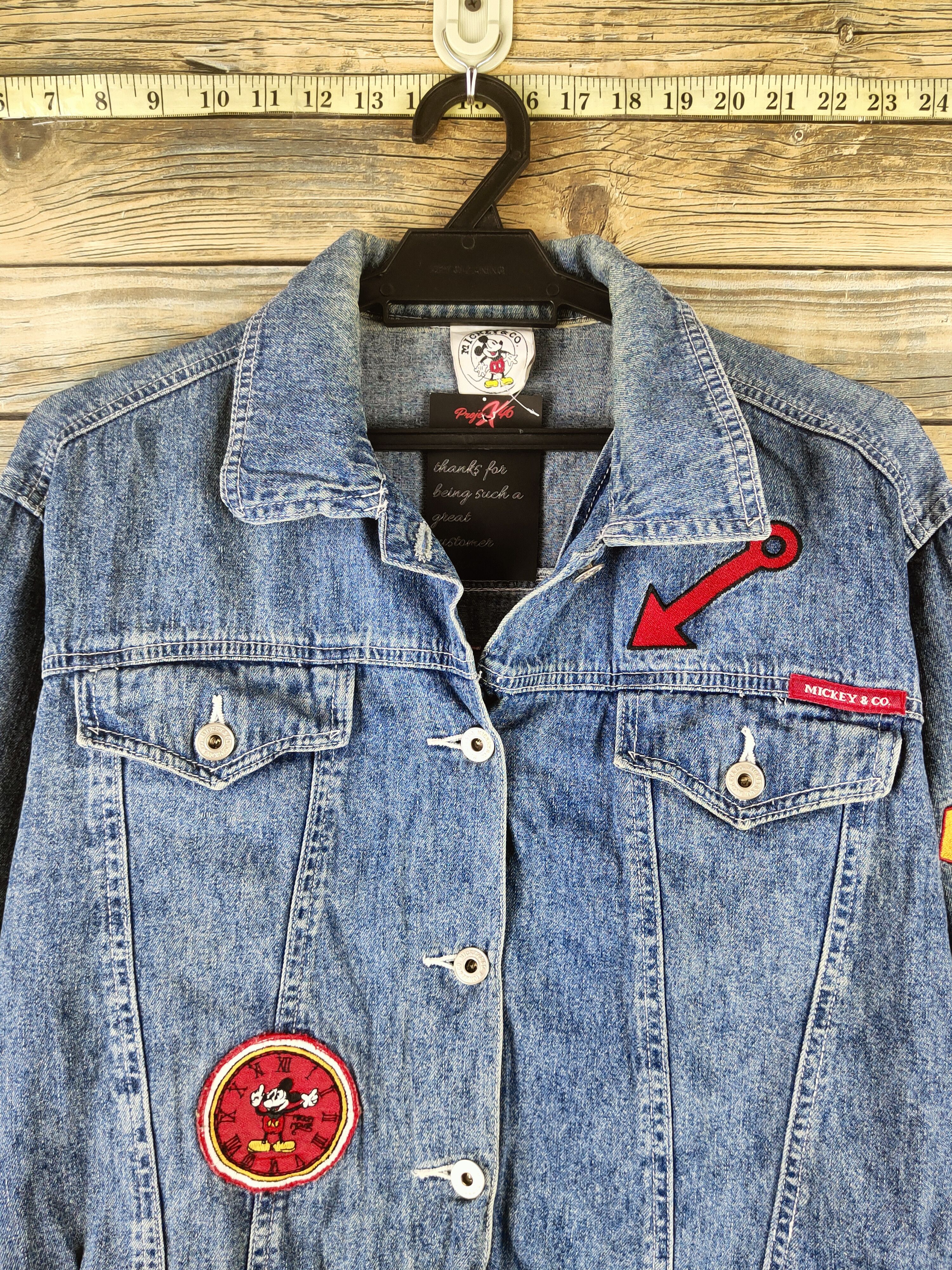 Mickey & Co. DL Mickey & co. Blue Denim Jackets #46-112 Size L / US 10 / IT 46 - 2 Thumbnail