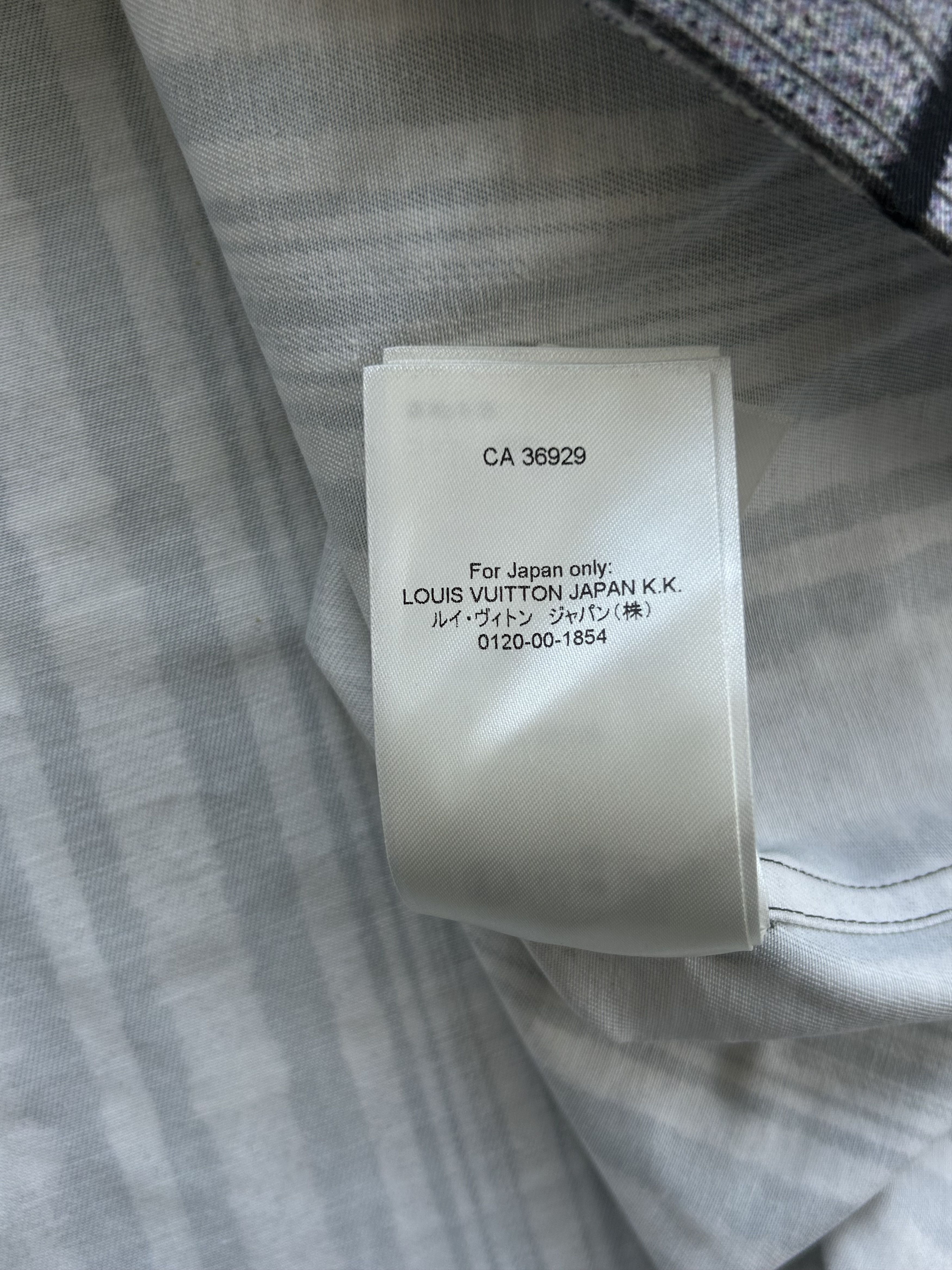 Louis Vuitton Grey & Black Plaid Blurry Vision of a Bright Future Shirt Size US XXL / EU 58 / 5 - 9 Thumbnail