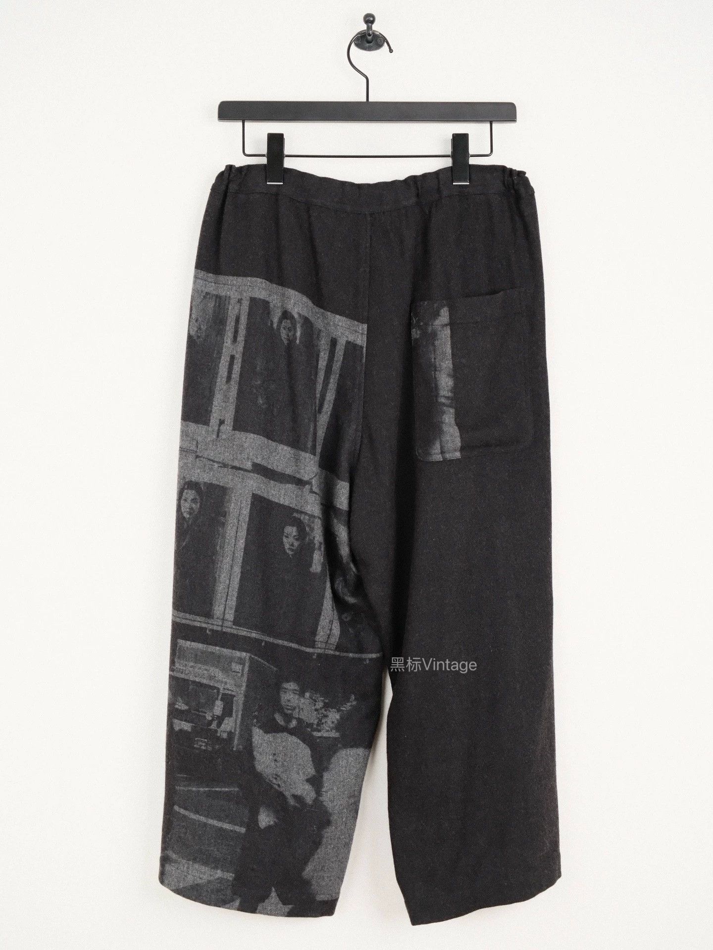 Yohji Yamamoto Yohji Y's 18AW Newspaper Discharge Wide Leg Pants Size US 30 / EU 46 - 7 Thumbnail