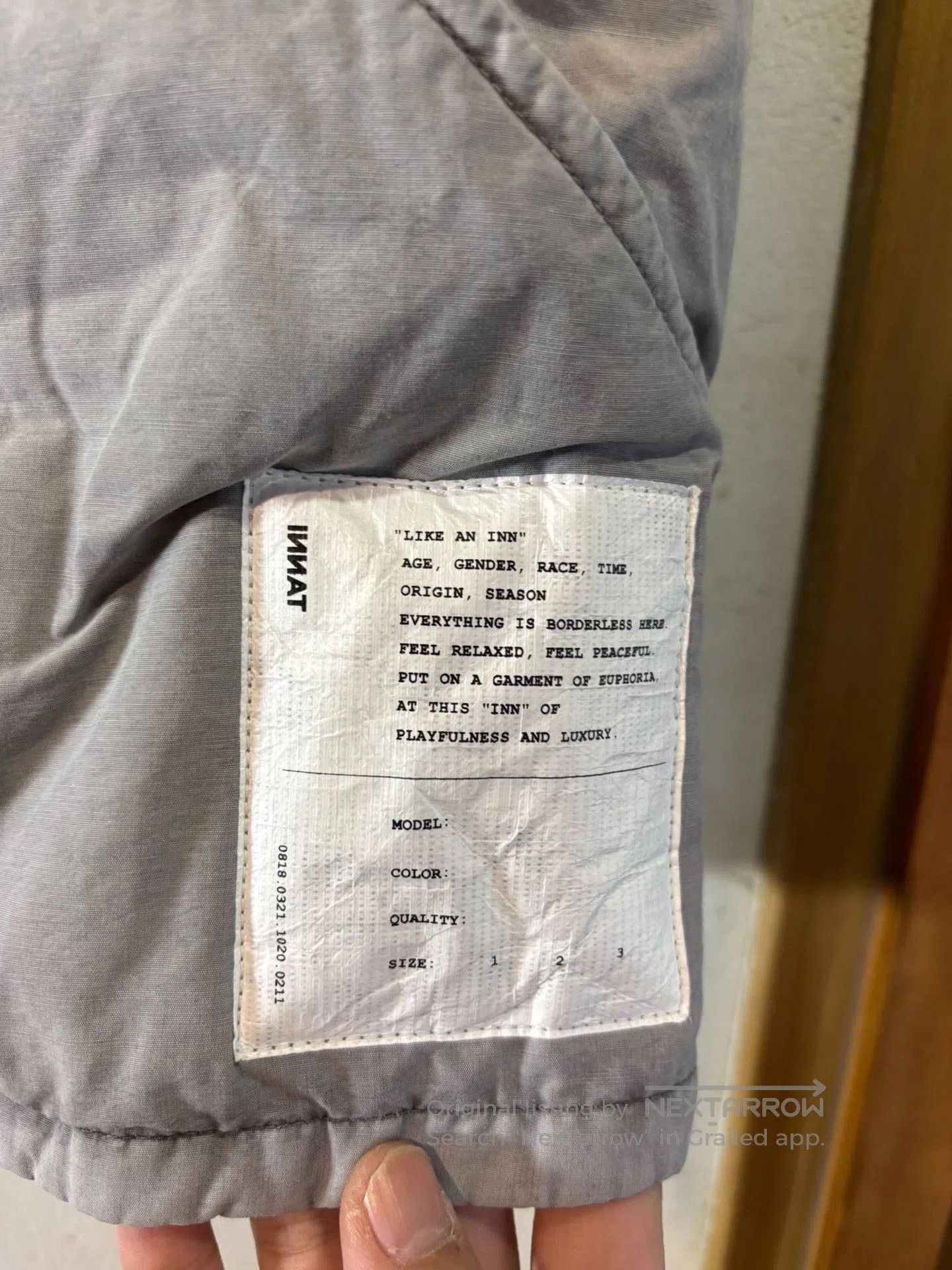 Other INNAT Distressed Dyed Down Vest. Size US L / EU 52-54 / 3 - 6 Thumbnail