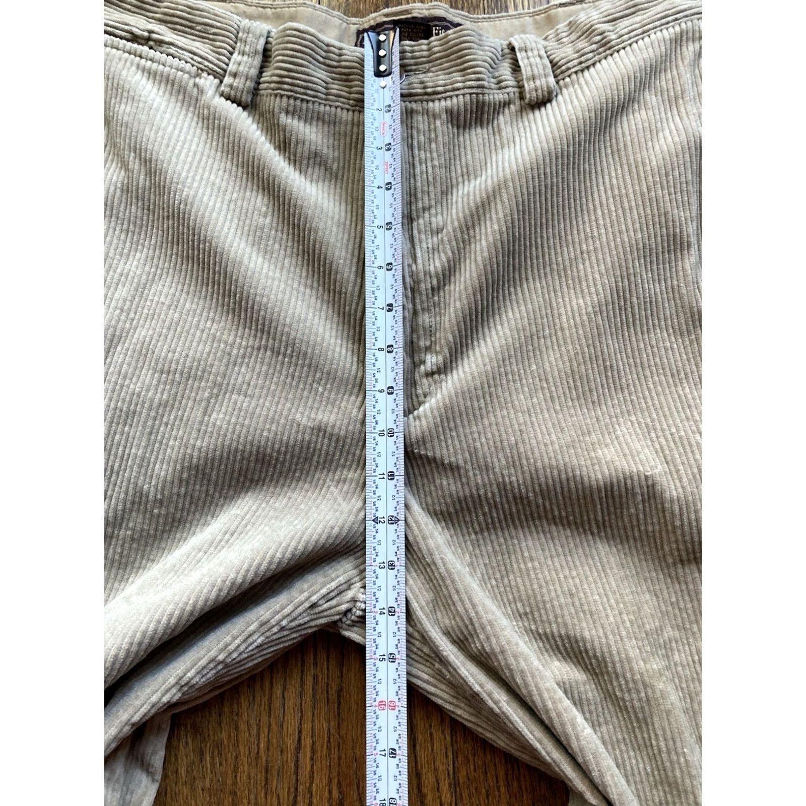 Abercrombie & Fitch VINTAGE Abercrombie & Fitch Pants Mens 36x30 Beige 90s Preppy Cords Size US 36 / EU 52 - 5 Thumbnail