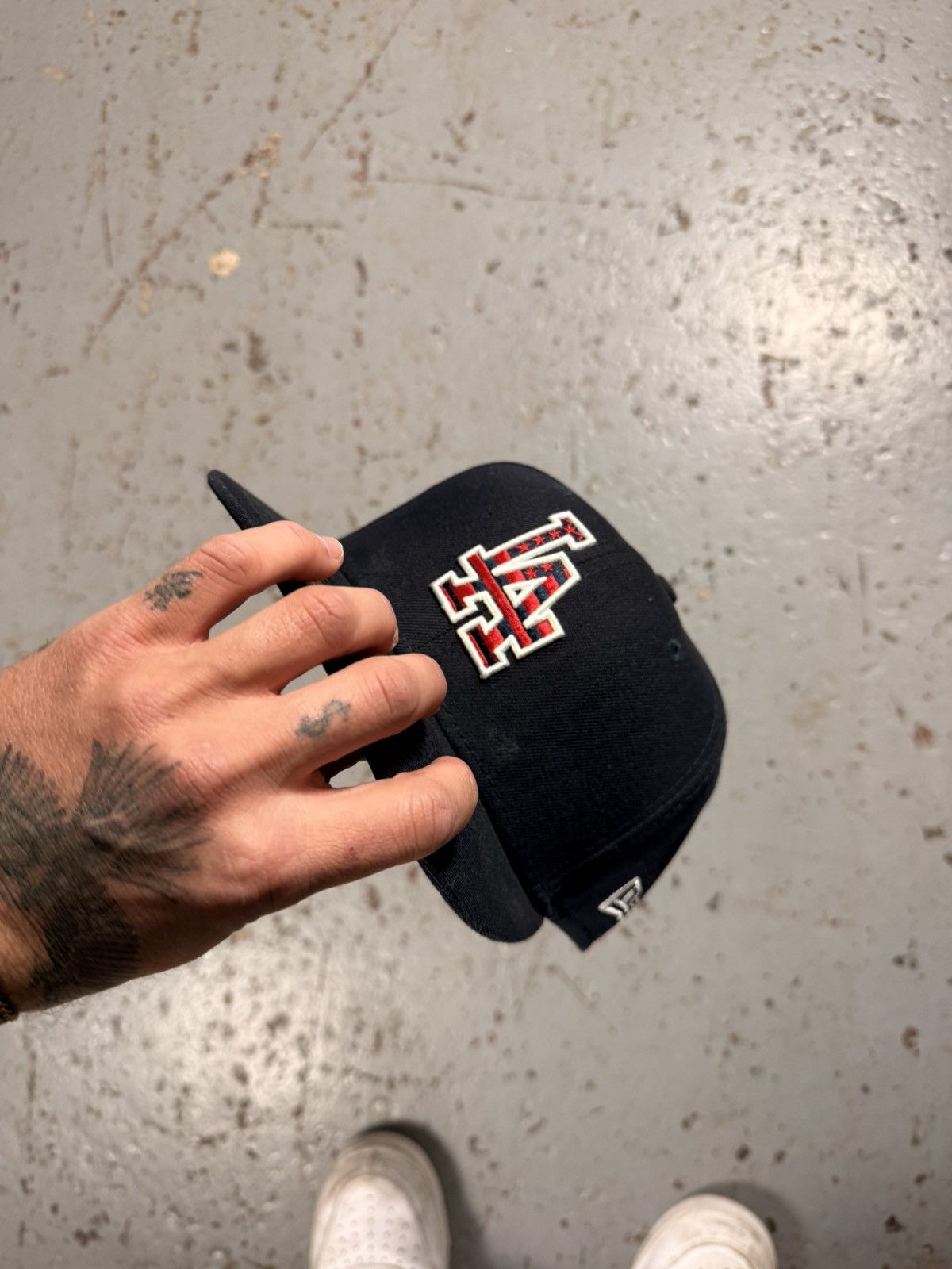New Era La Dodgers USA Flag Hat Fitted 6 7/8 Size ONE SIZE - 6 Thumbnail
