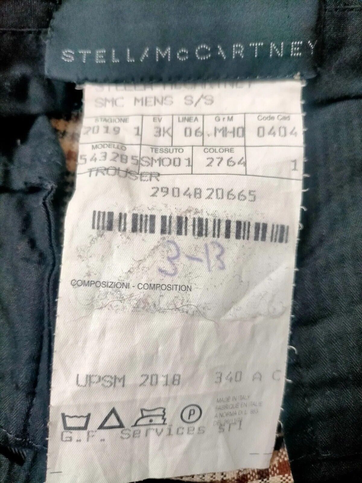 Stella McCartney RRP 495$ Stella McCartney Checked Trousers W30 / 46IT Size US 30 / EU 46 - 10 Thumbnail