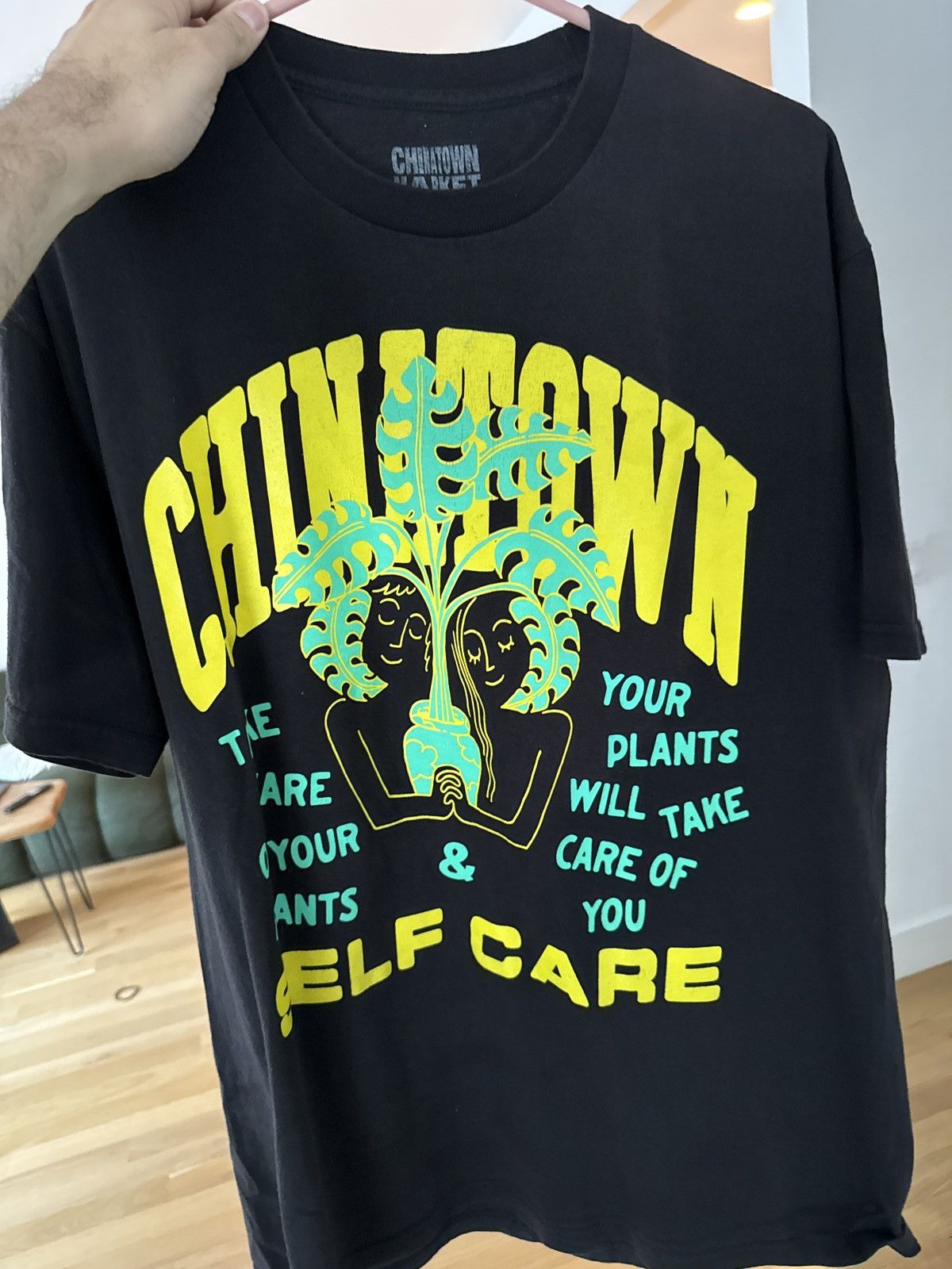 Market Chinatown Market Plants Self Care t shirt size XL Size US XL / EU 56 / 4 - 1 Thumbnail