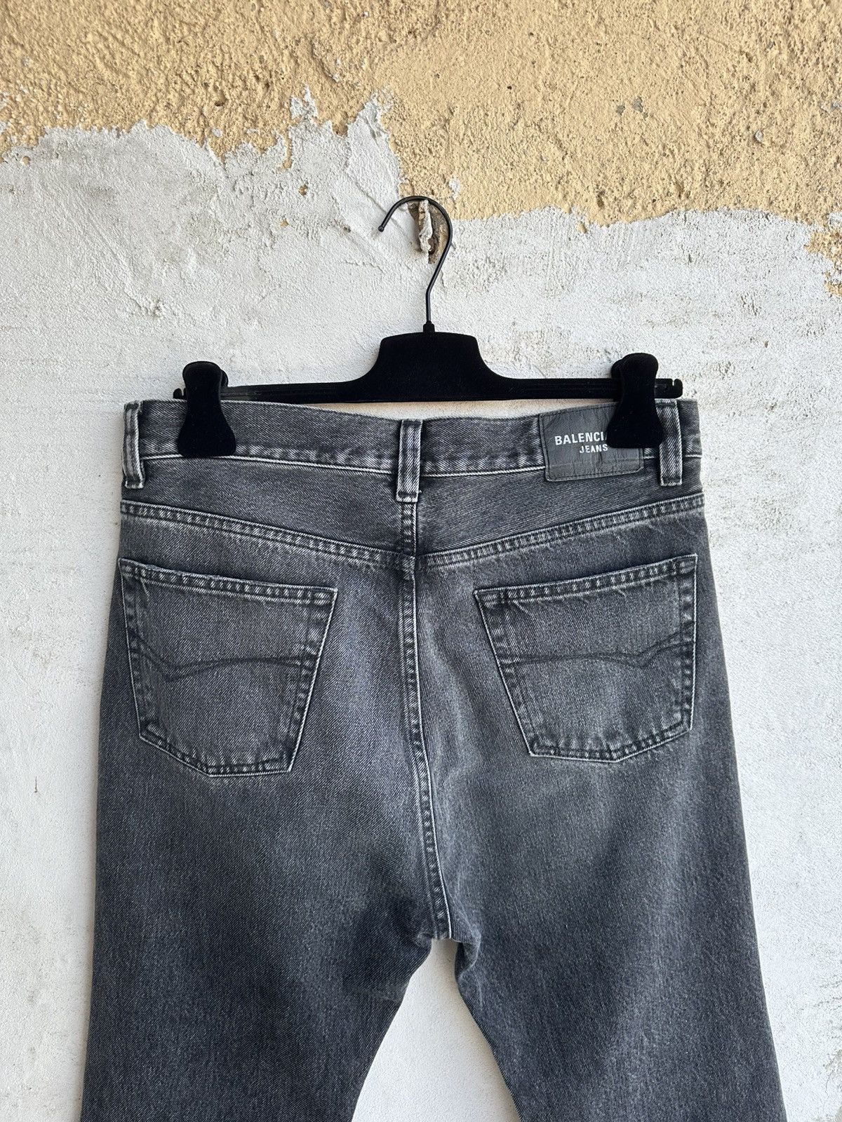 Balenciaga [XS] Fall22 The Lost Tape Gray flared jeans Size US 31 - 7 Thumbnail