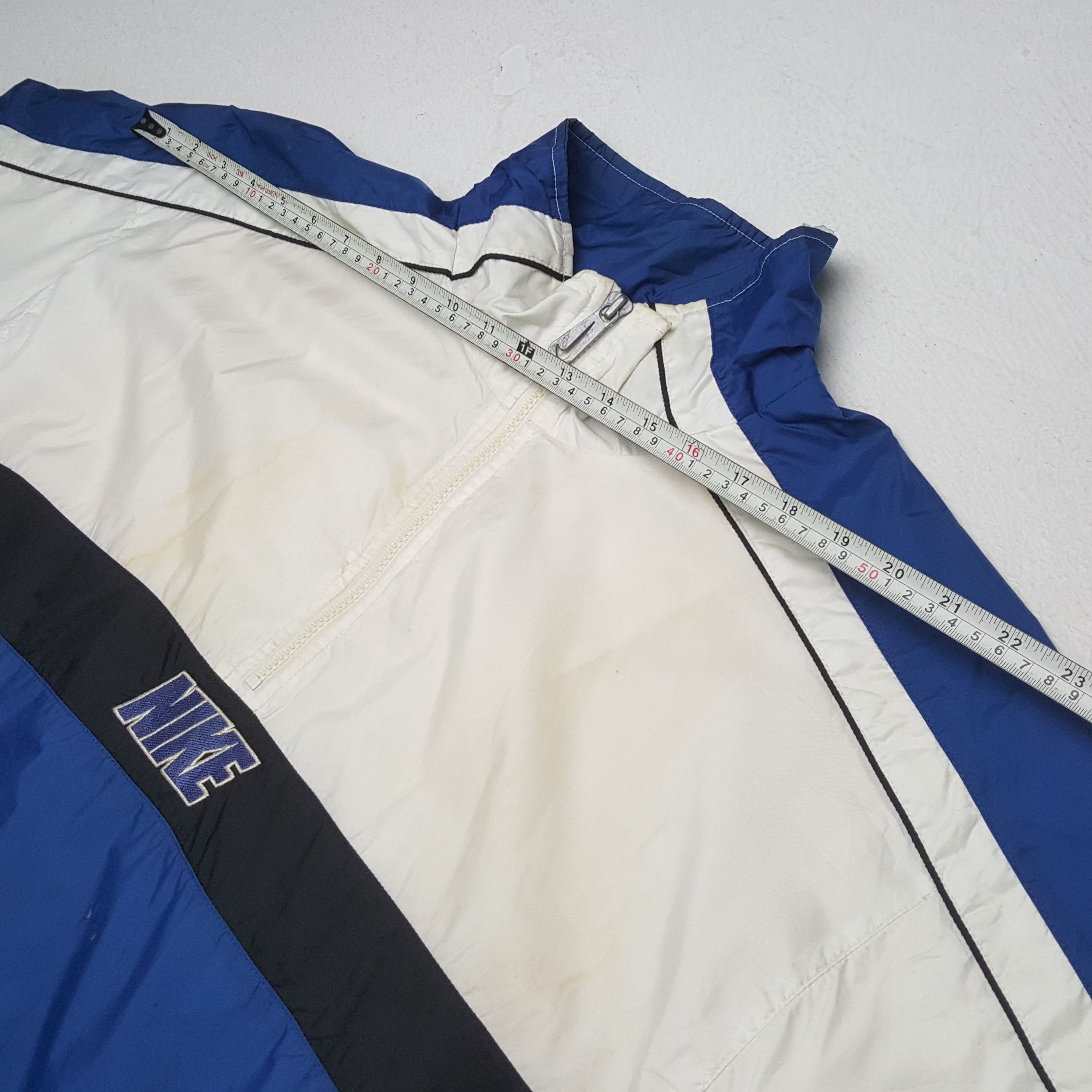 Nike × Vintage NIKE Nice Design Half Zipper Jacket Size US XL / EU 56 / 4 - 4 Thumbnail