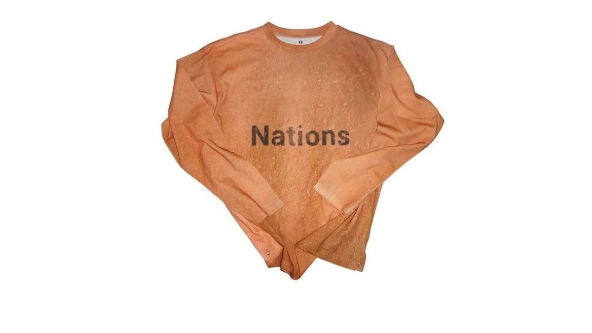 Designer × Vintage Nations skin long sleeve shirt Size US L / EU 52-54 / 3 - 2 Thumbnail