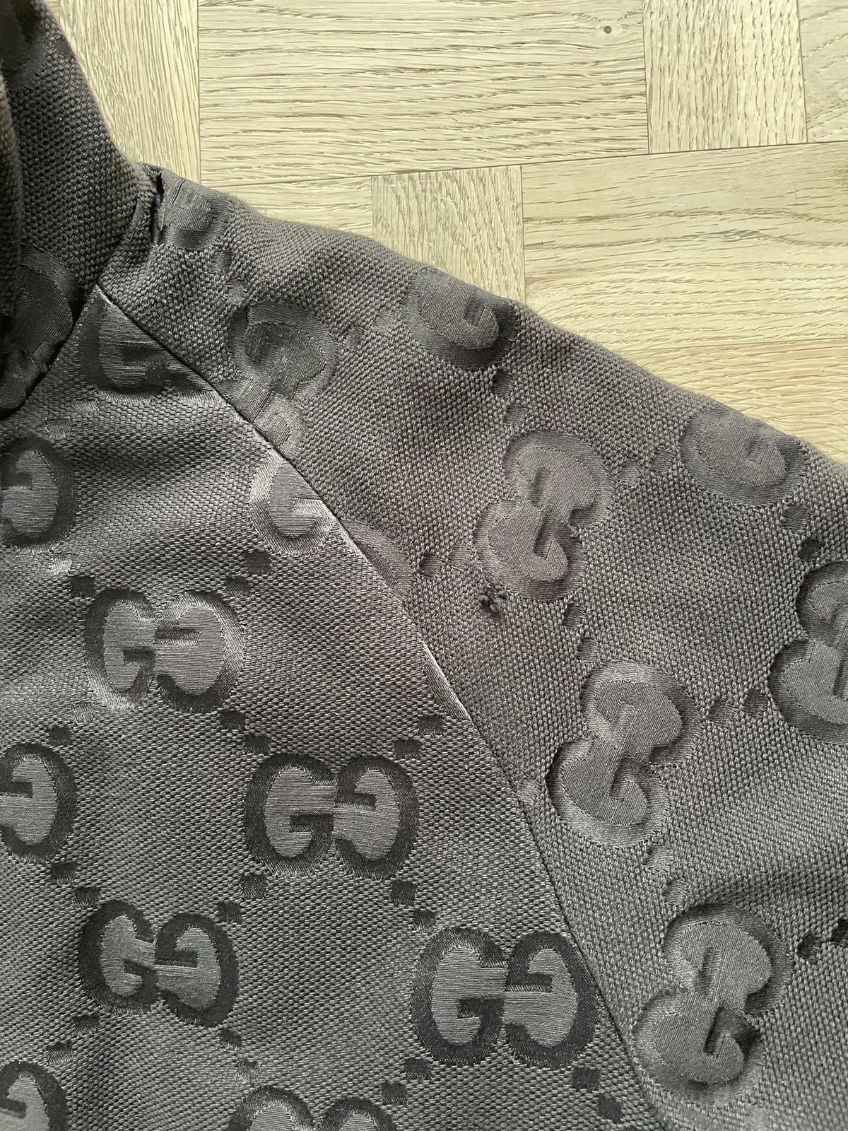 Gucci Gucci Men’s Jumbo Canvas GG Jacket Size US L / EU 52-54 / 3 - 9 Thumbnail